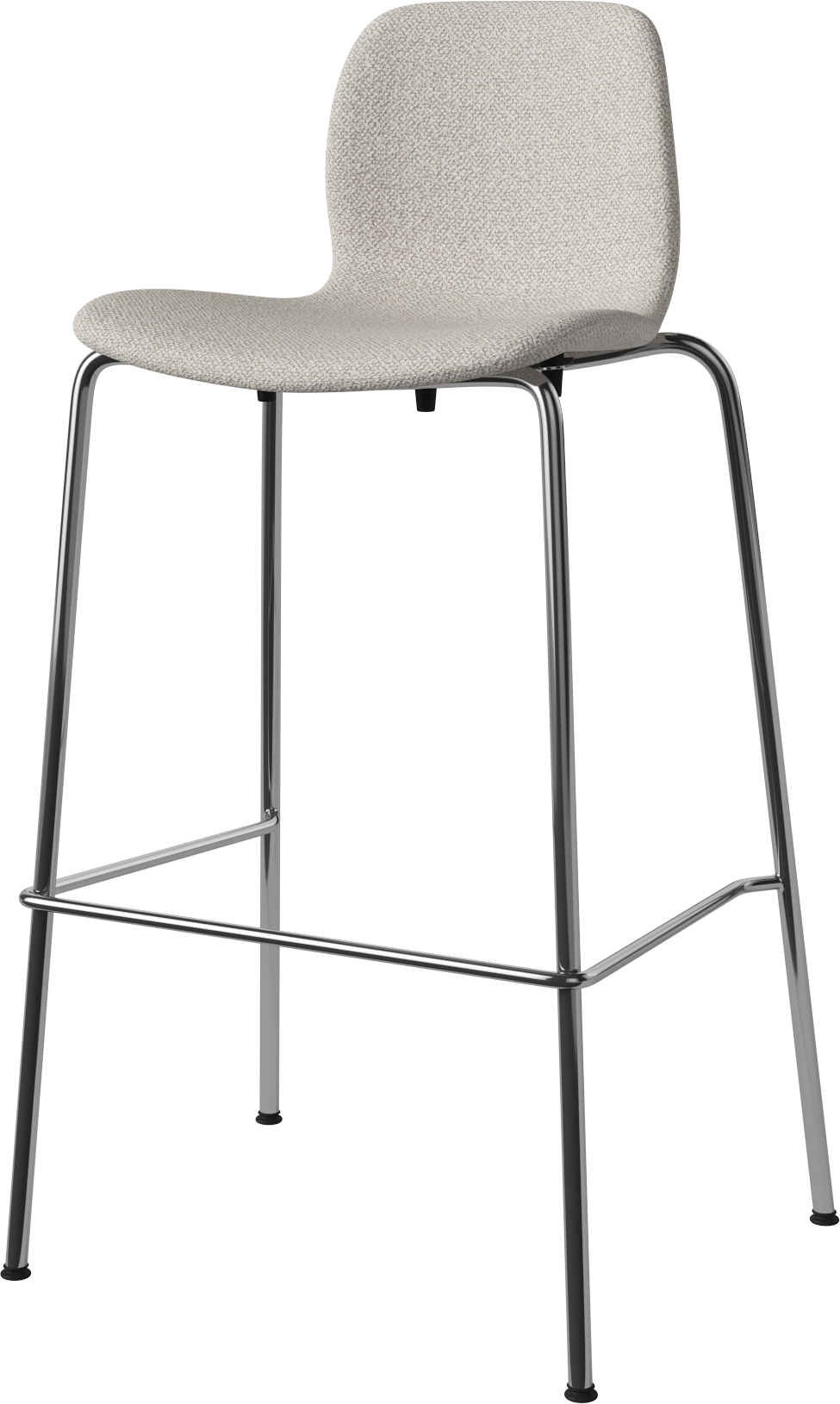 Hocker SEED gestoffeerd met stalen basis