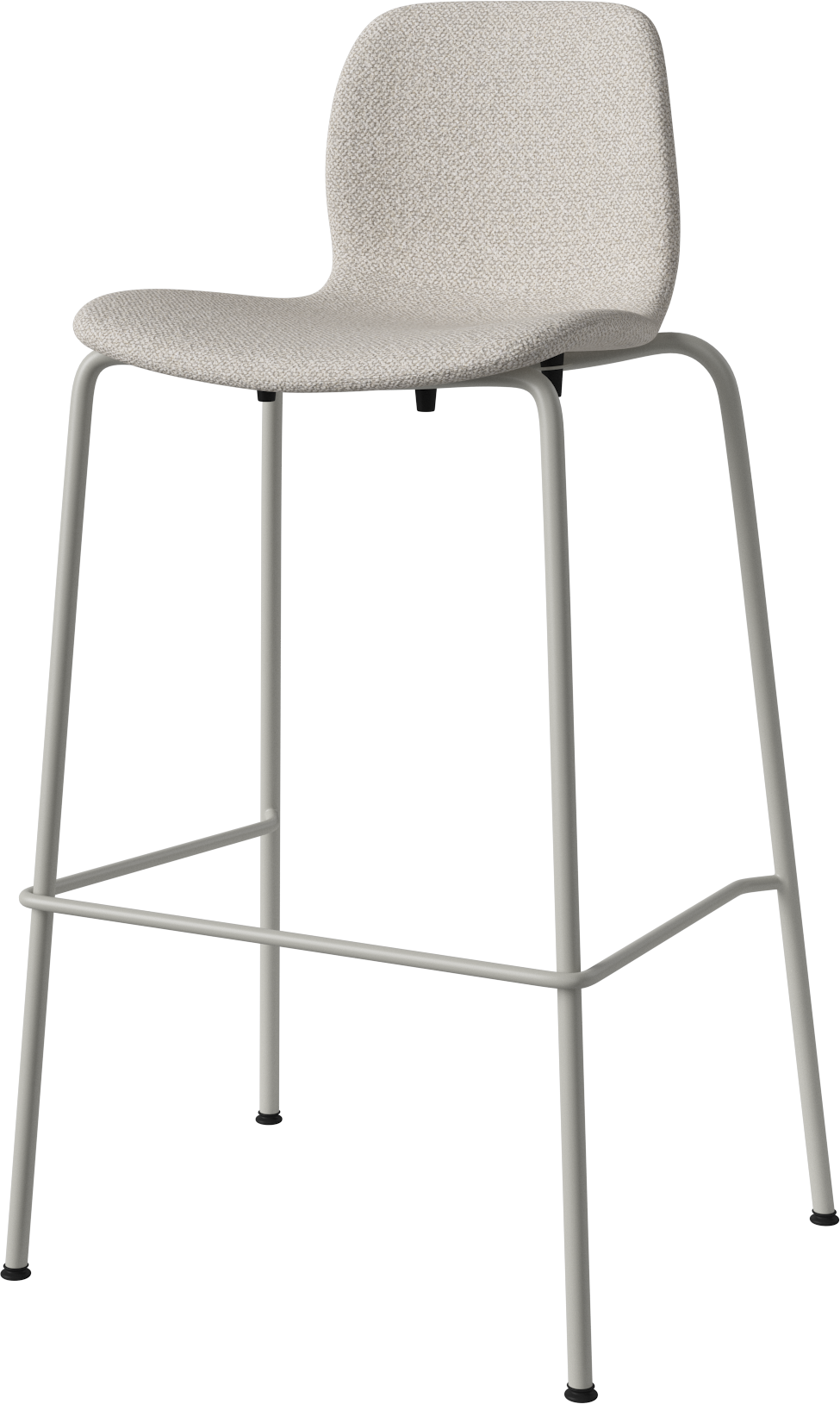 Hocker SEED gestoffeerd met een grijze basis