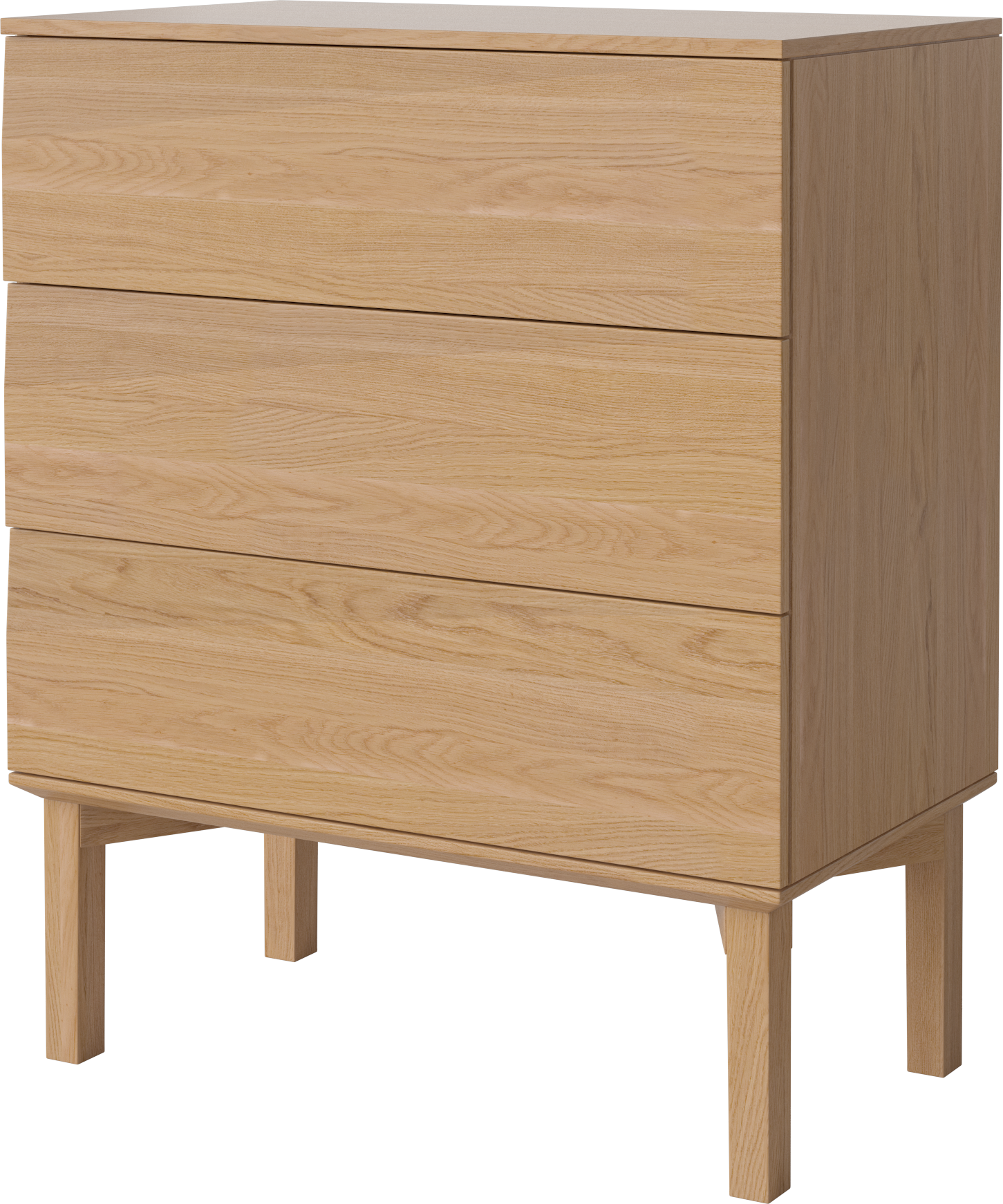 Kast SILENT eikenhout