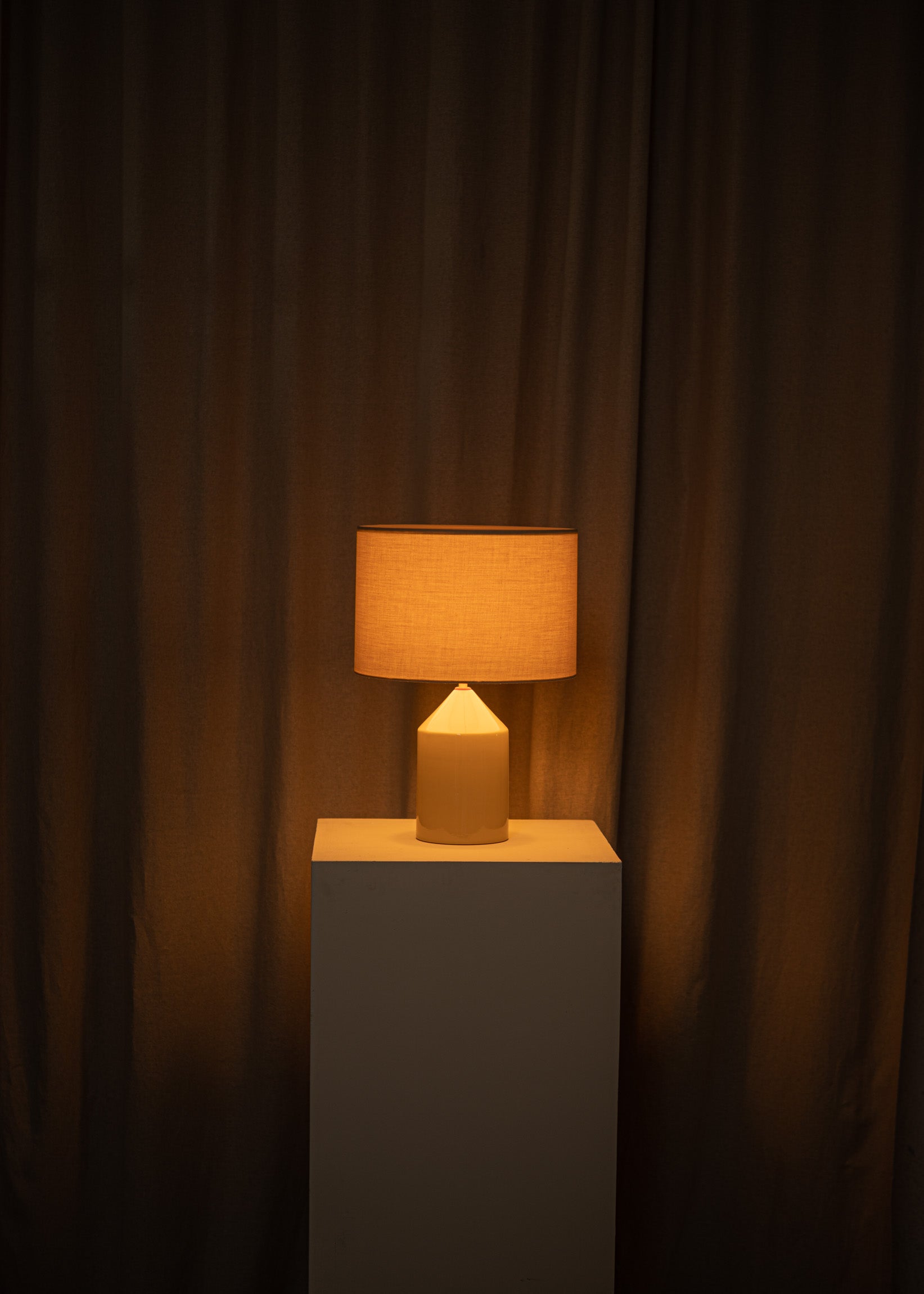Tafellamp van keramiek JOSEF beige