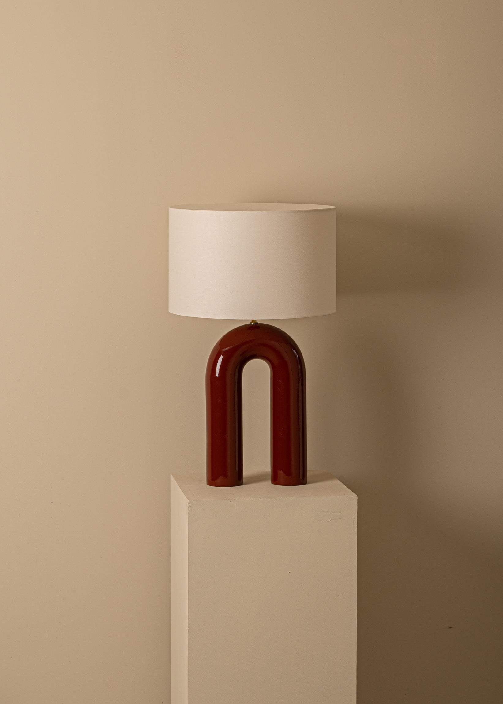 Ceramic Table Lamp ARKO Red