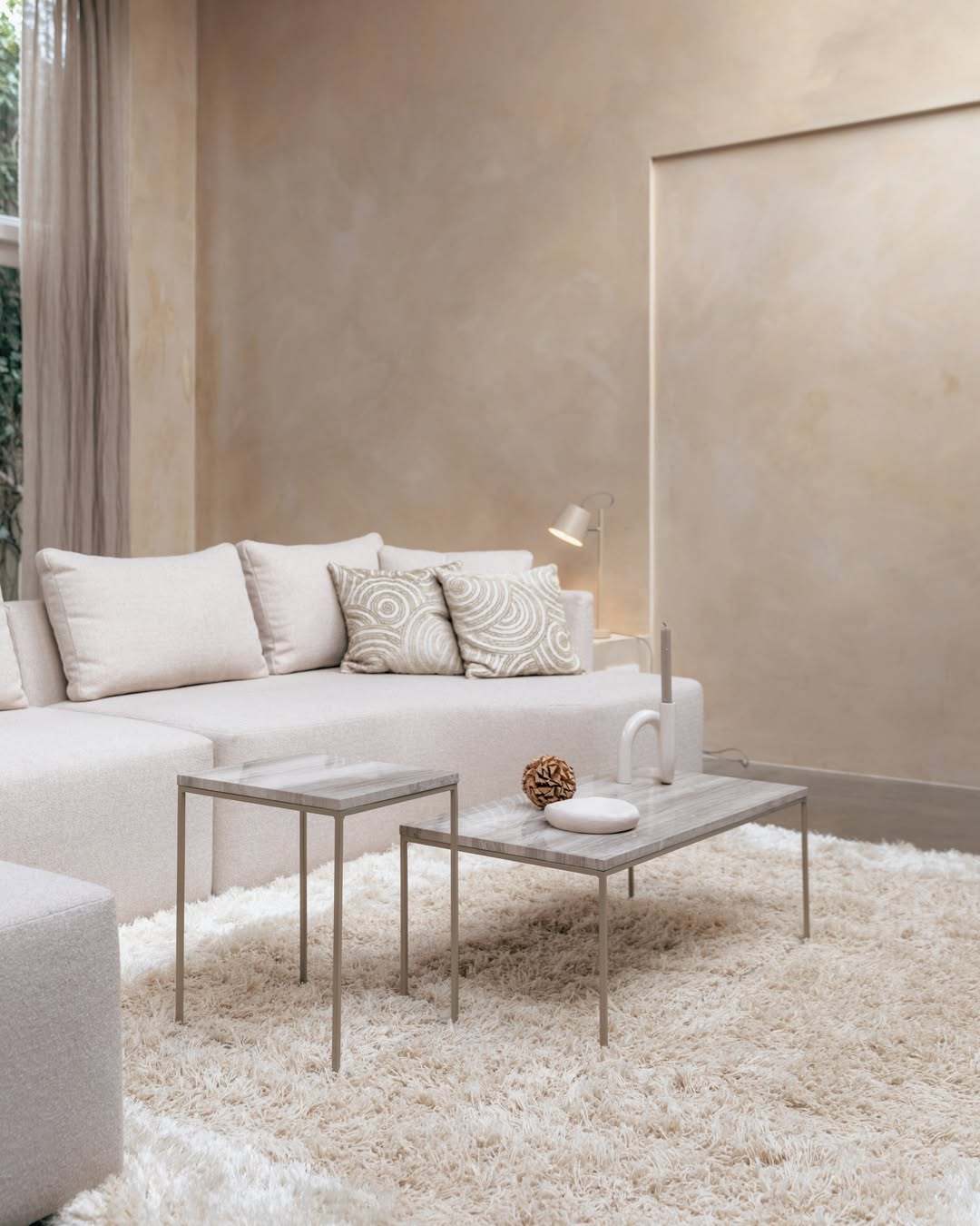 PROSPER modular sofa - right-side end element sand