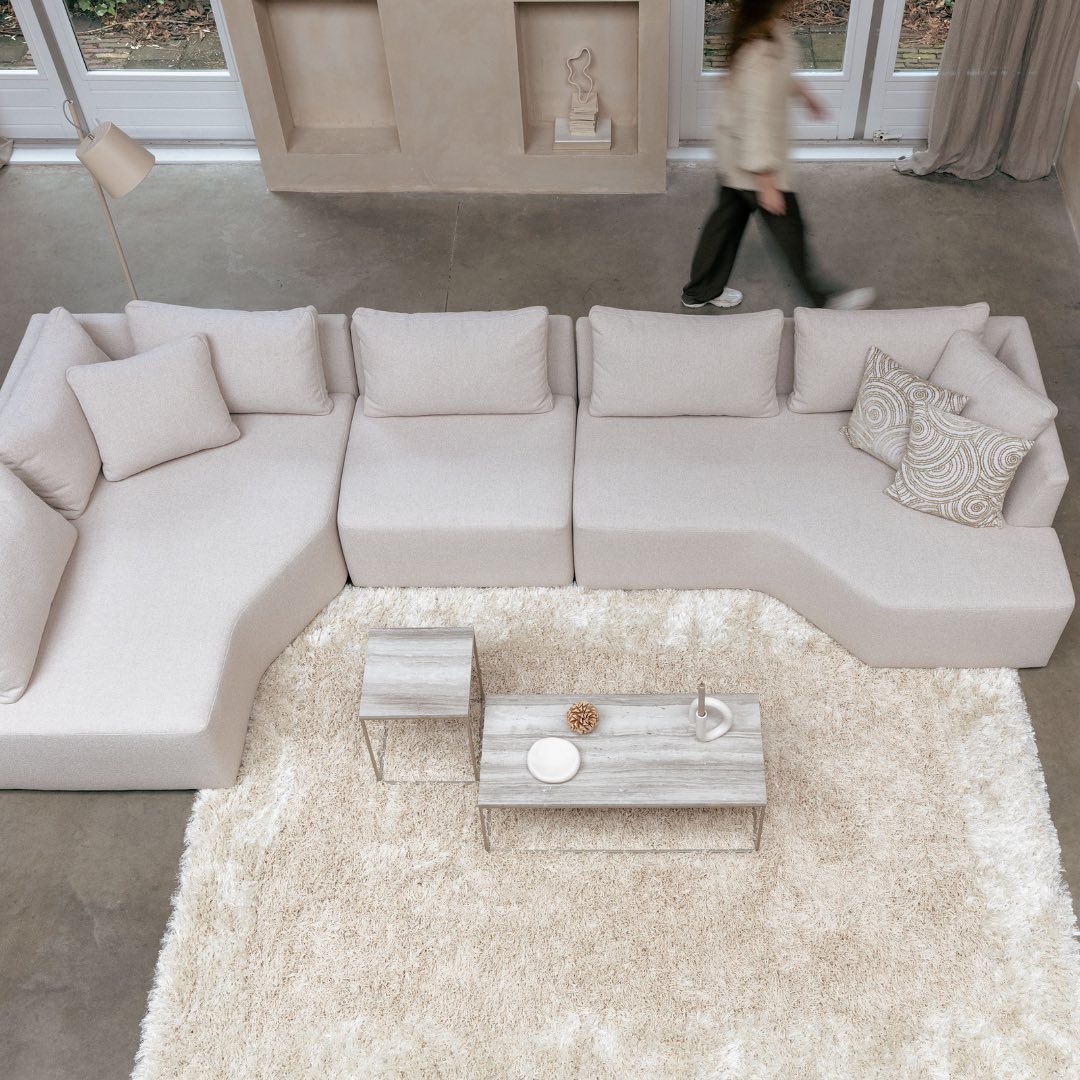 PROSPER modular sofa - right-side end element sand