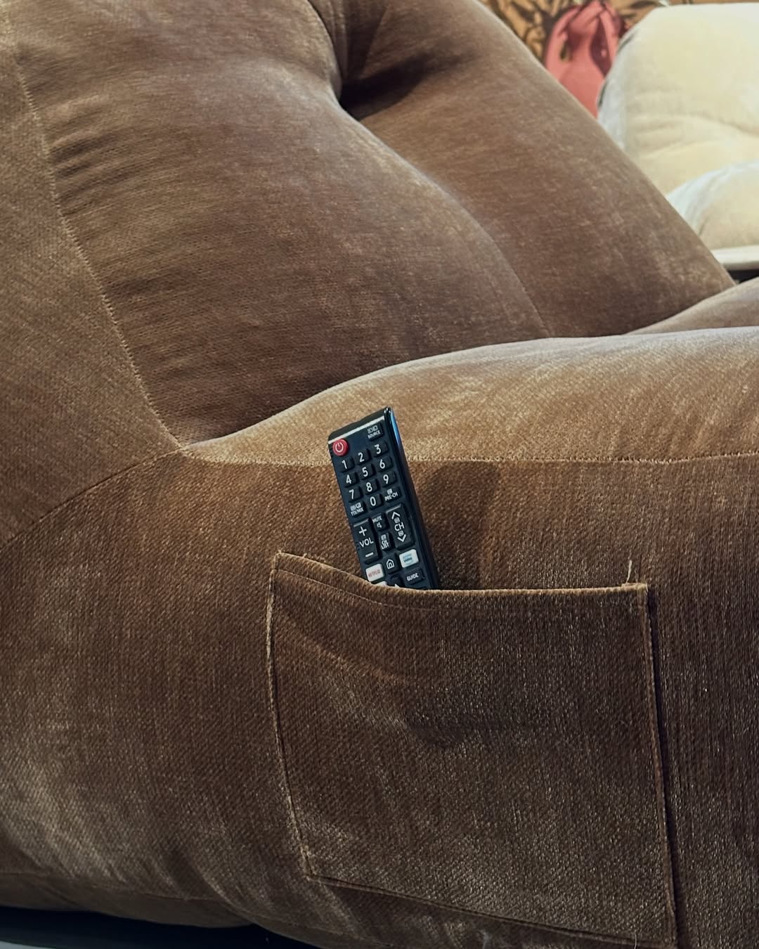 Fauteuil TOMBAG bruin