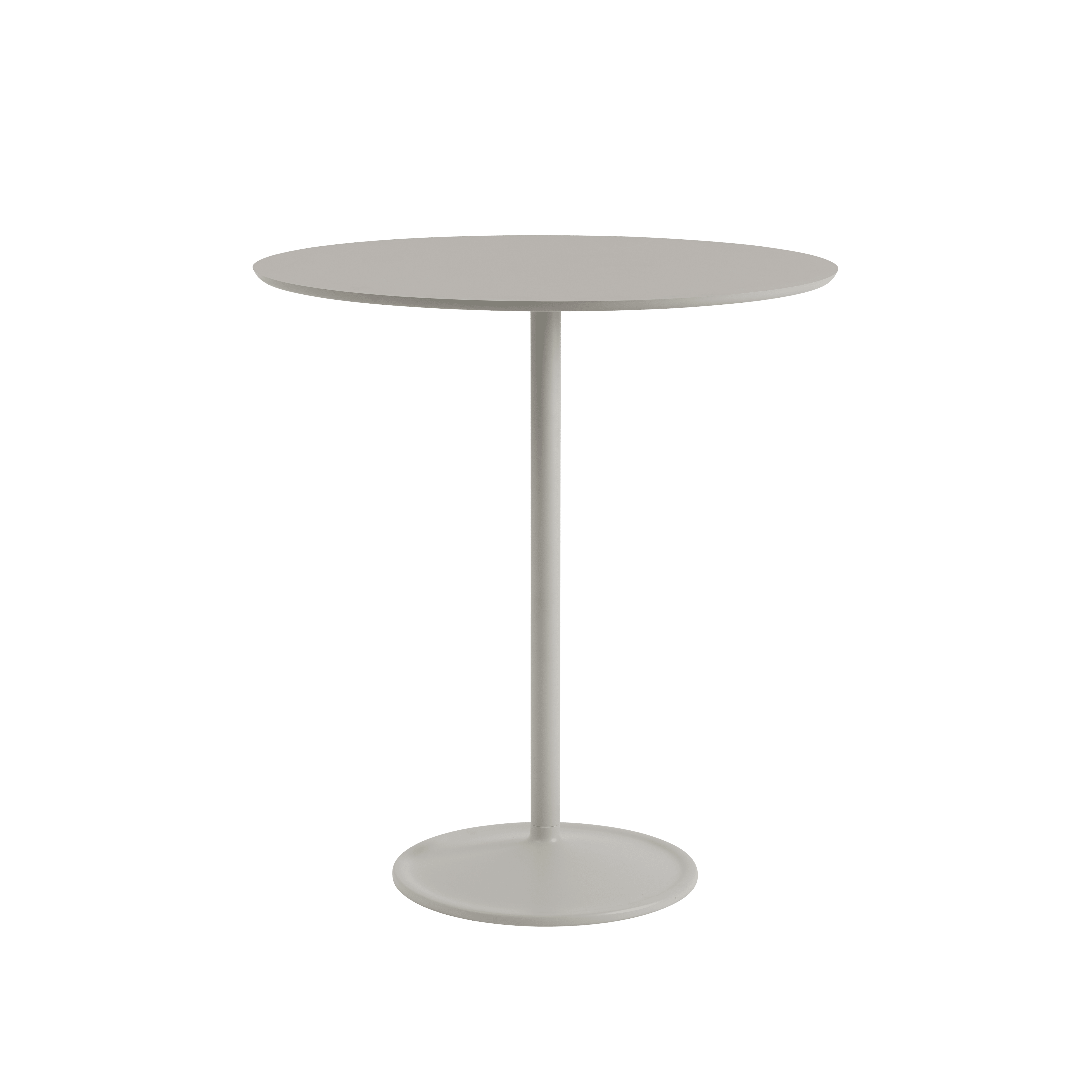 Runder Tisch SOFT grau