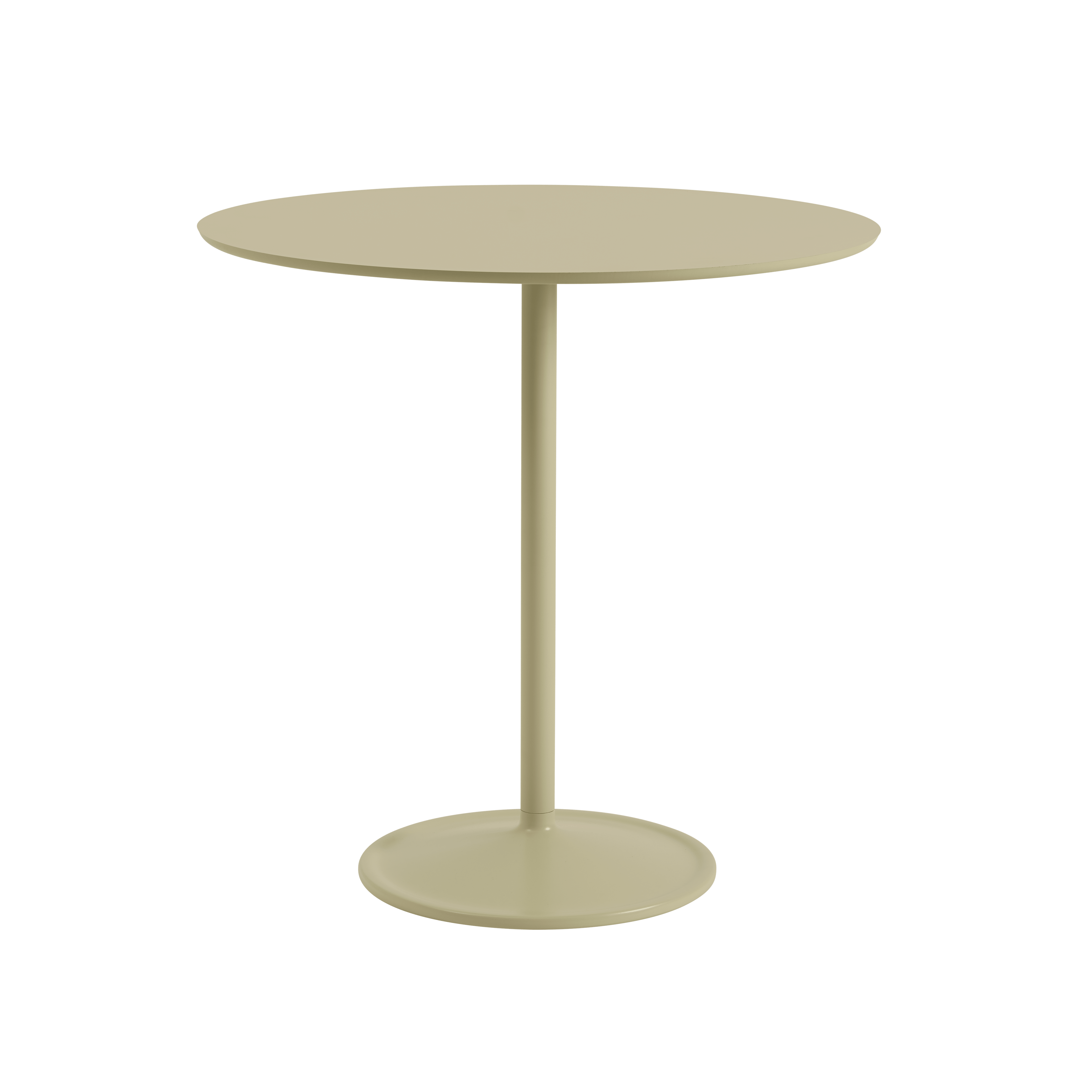 Runder Tisch SOFT beige-grün