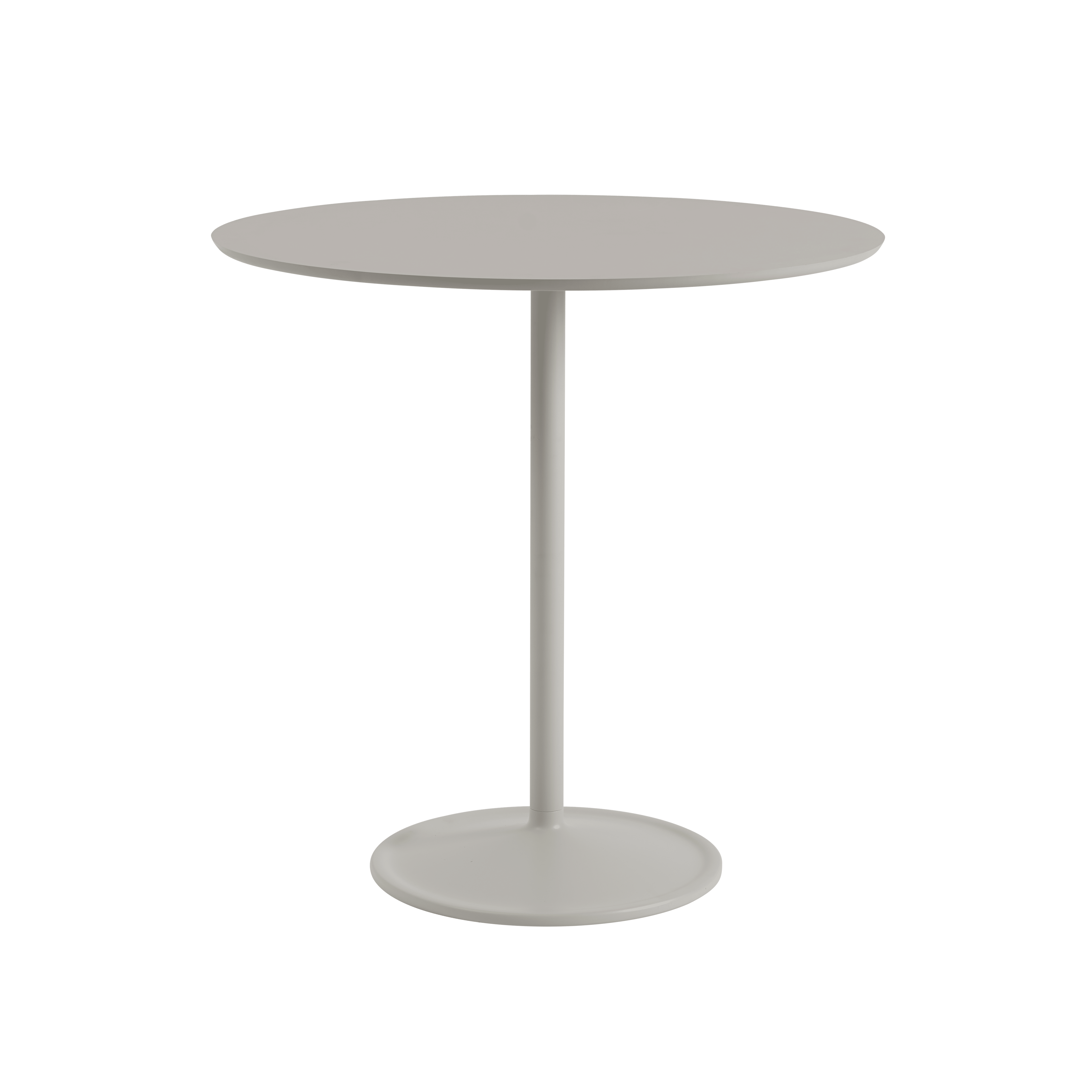 Runder Tisch SOFT grau