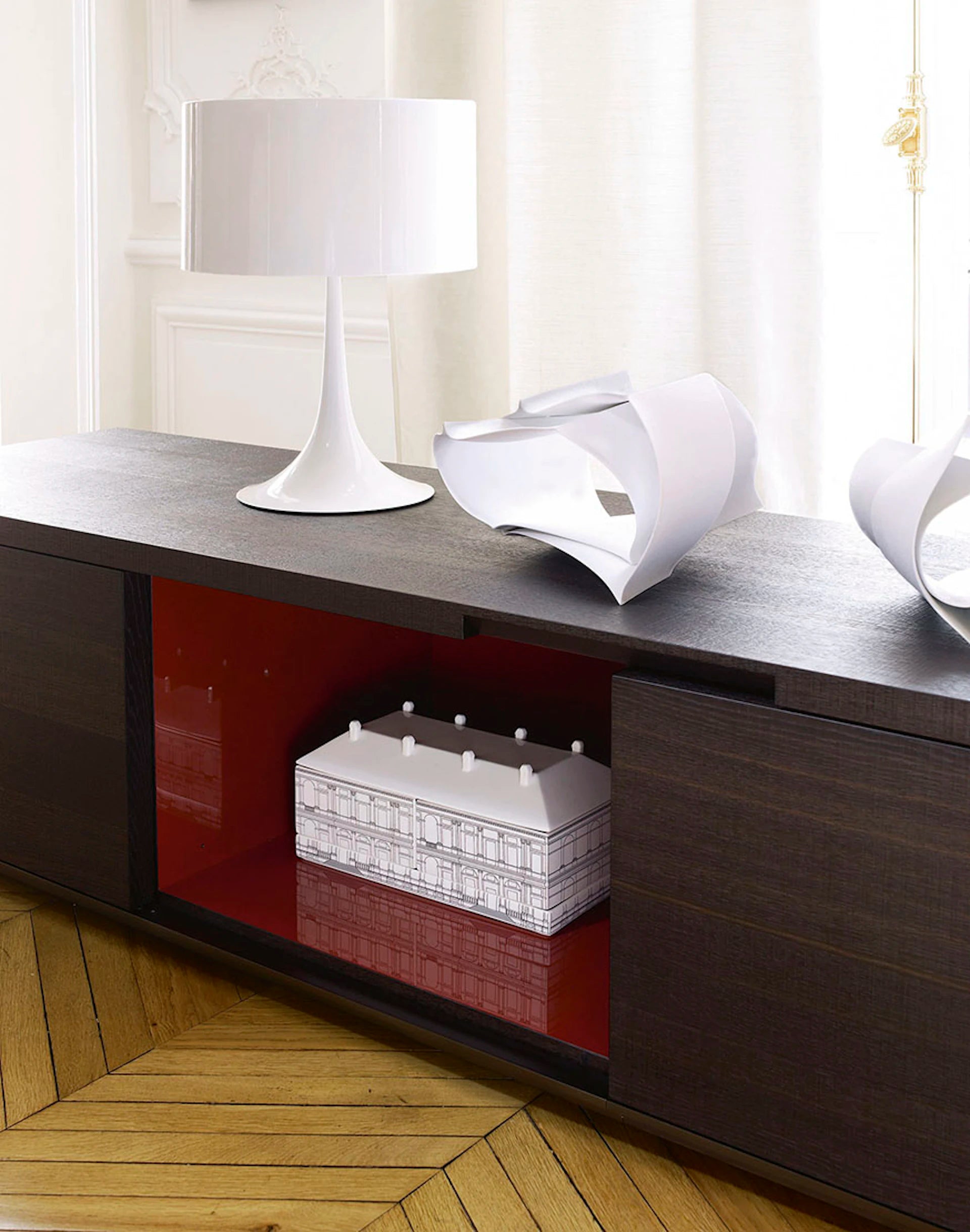 Tafellamp SPUN LIGHT wit