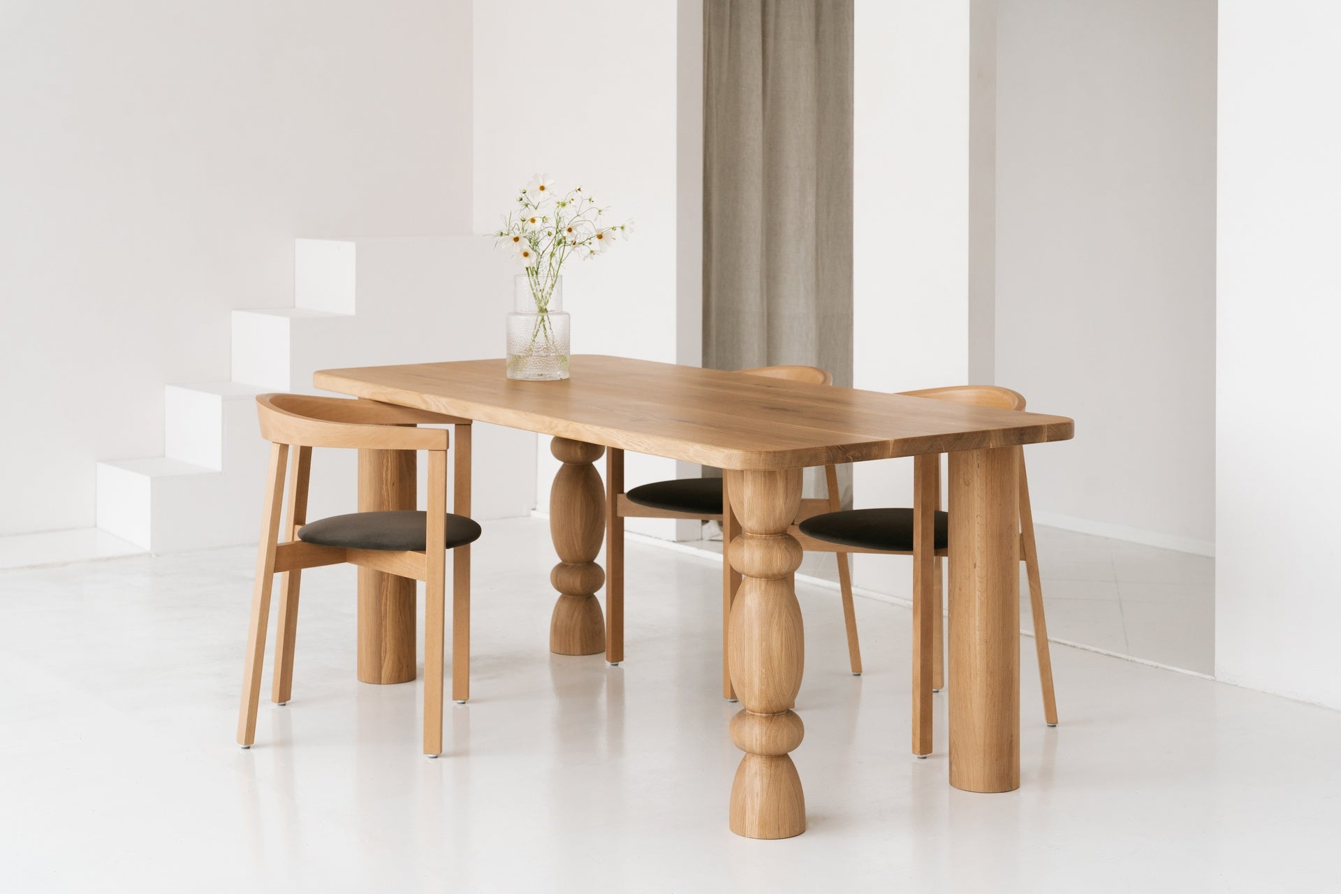 Eettafel THEO van eikenhout