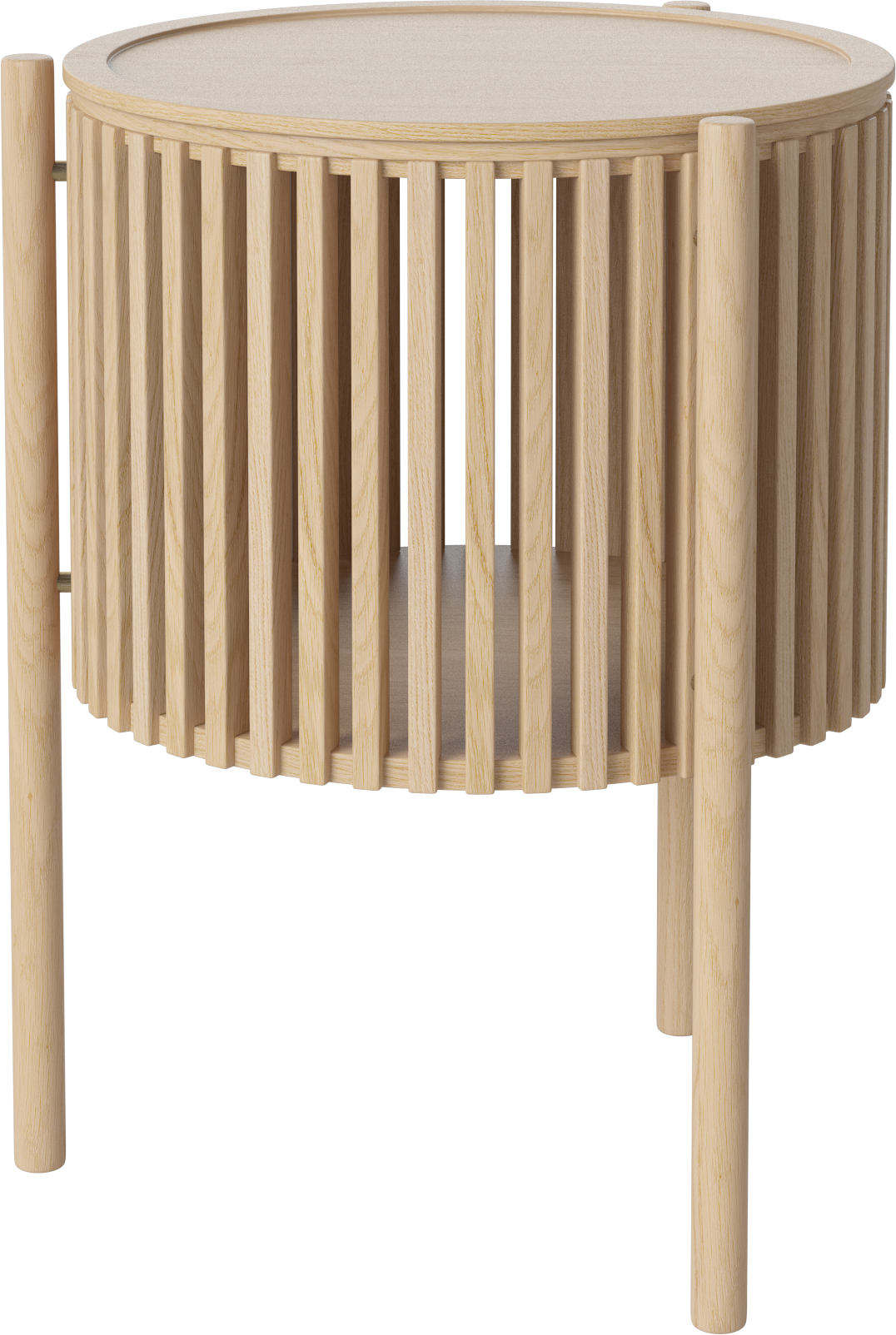 Zijtafel STORY gebleekt eikenhout