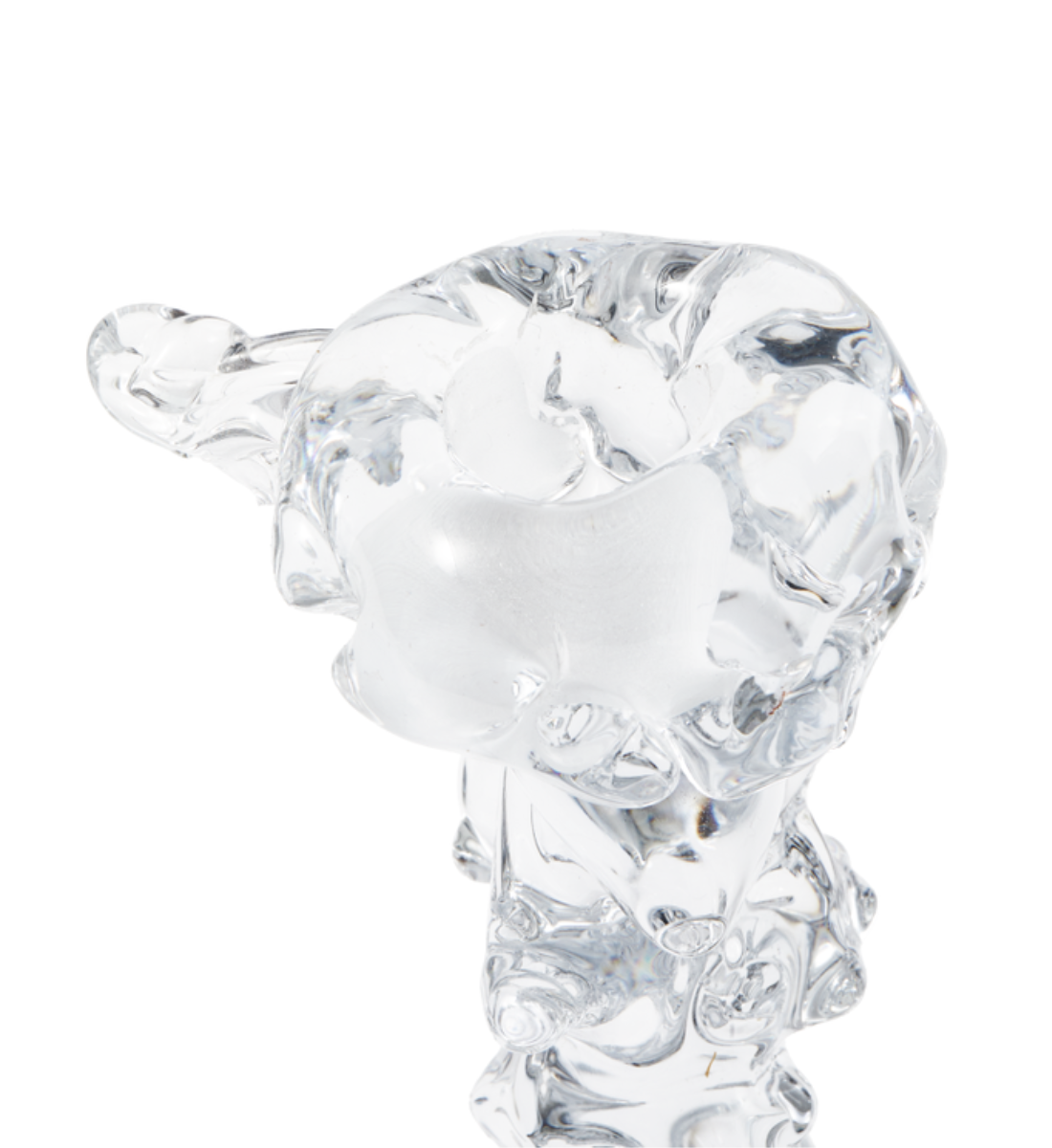 GLASS DRIP Kerzenständer transparent