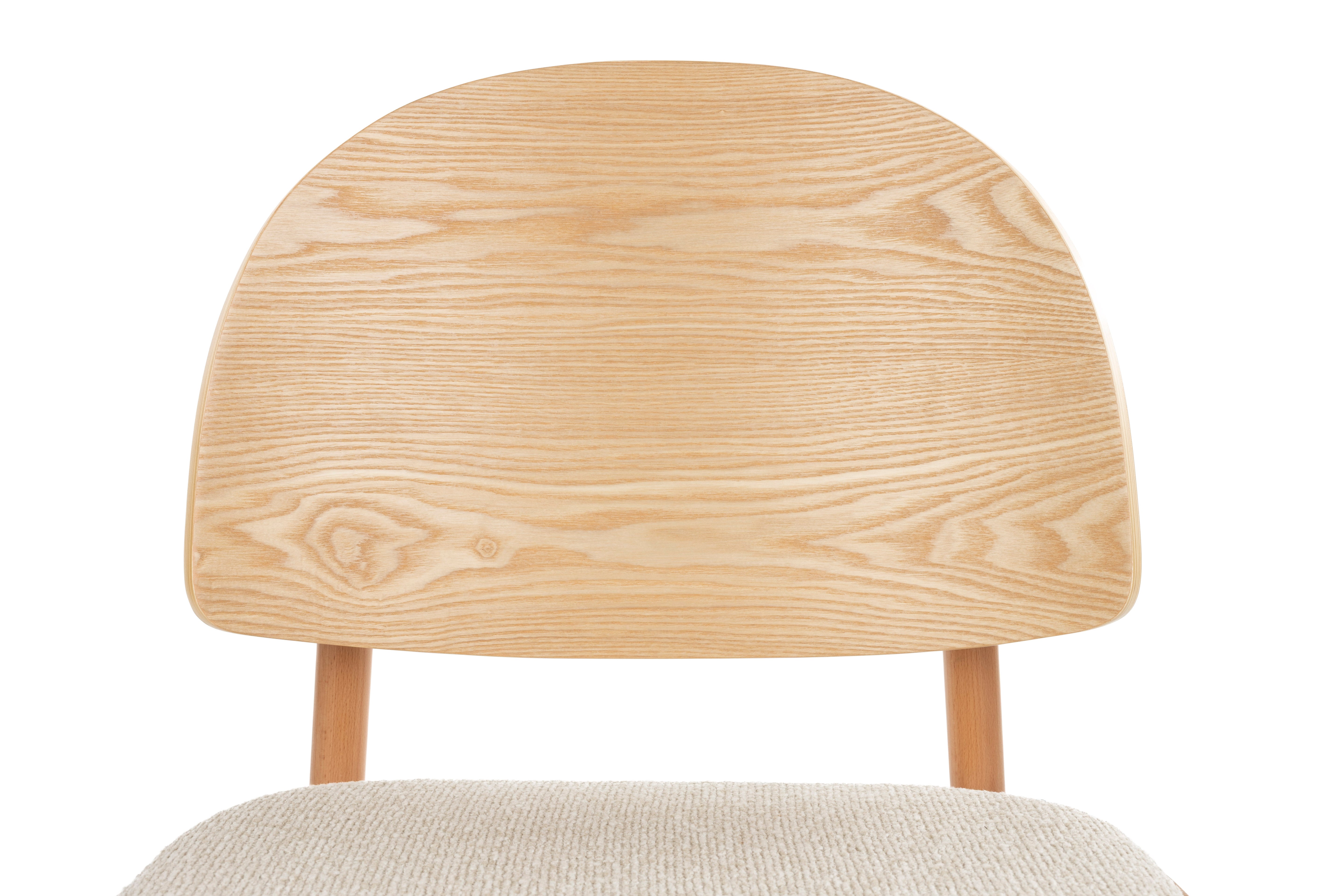 Zitje SUNRISE beige met een houten basis