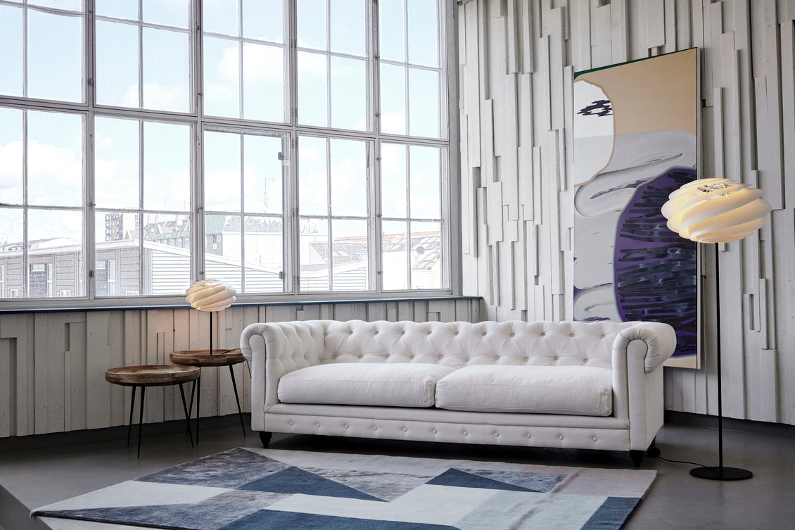 Table lamp MODEL 331 SWIRL white with black base