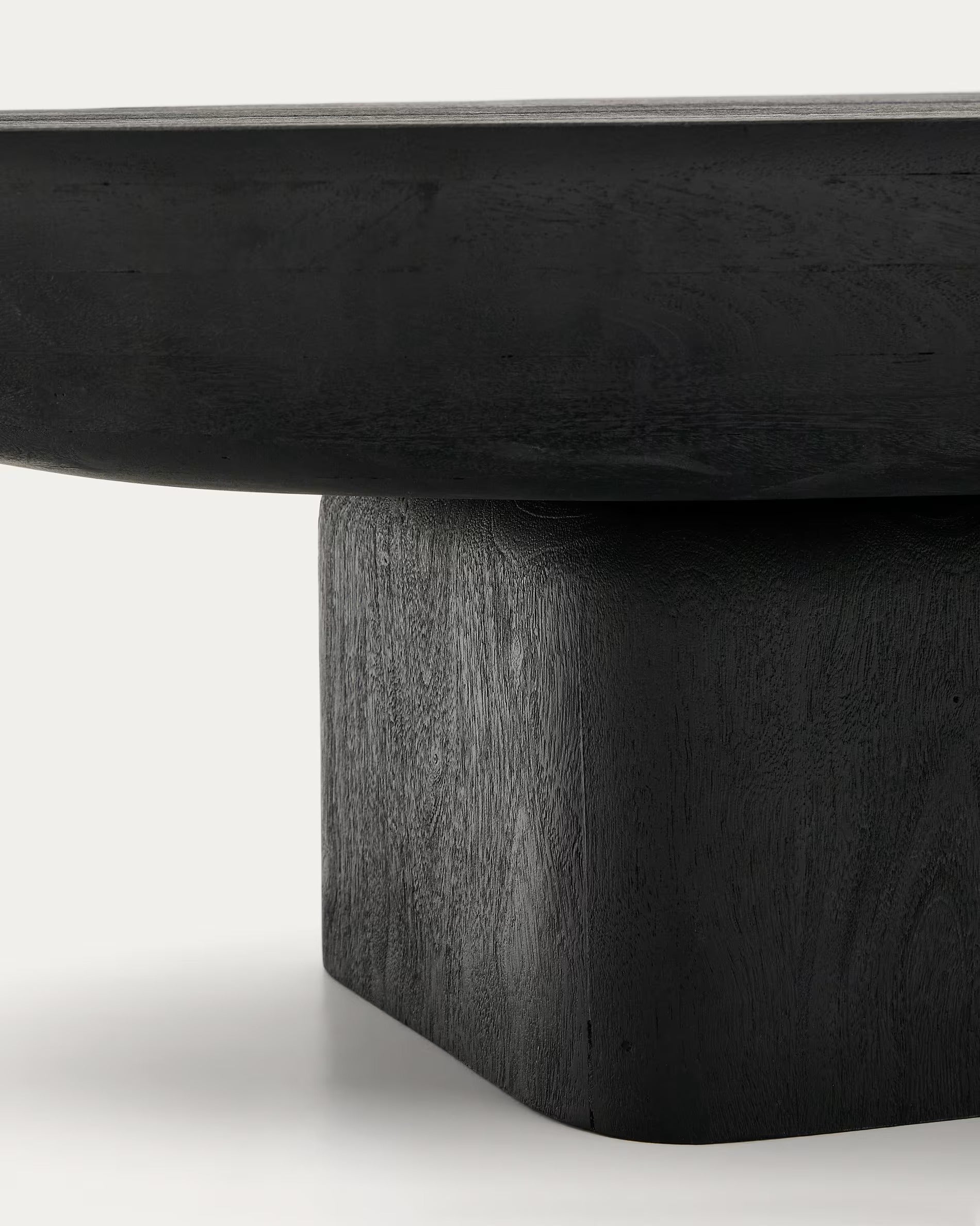 Zwarte OVAK salontafel