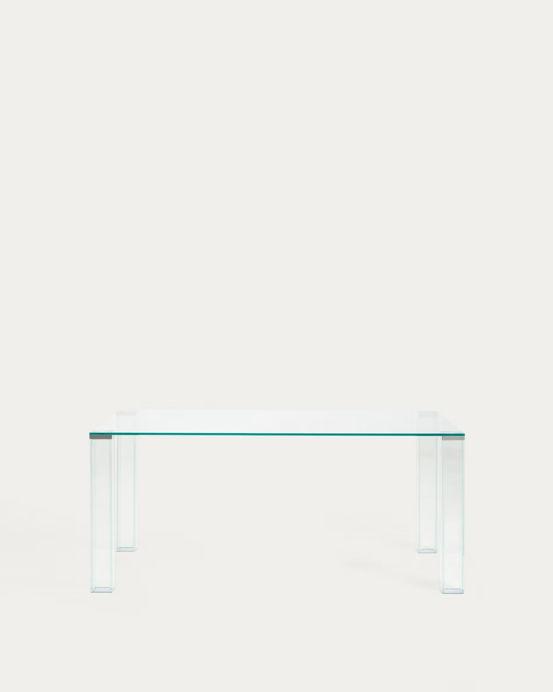 ADULARIA tafel van helder gehard glas