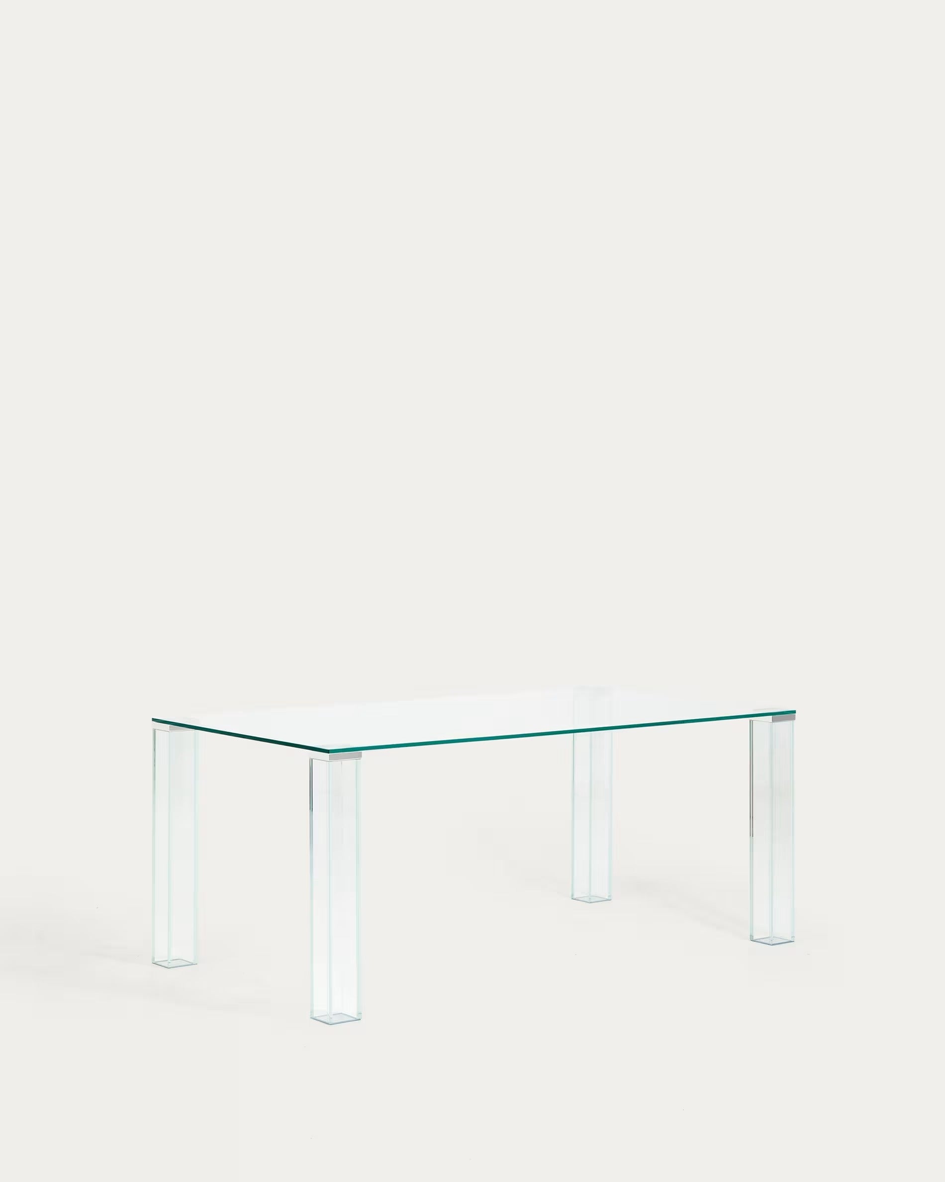 ADULARIA tafel van helder gehard glas