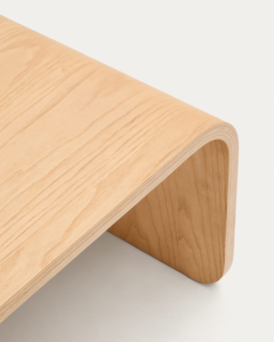 Couchtisch Olaria Terrakotta mit Eichenfurnier