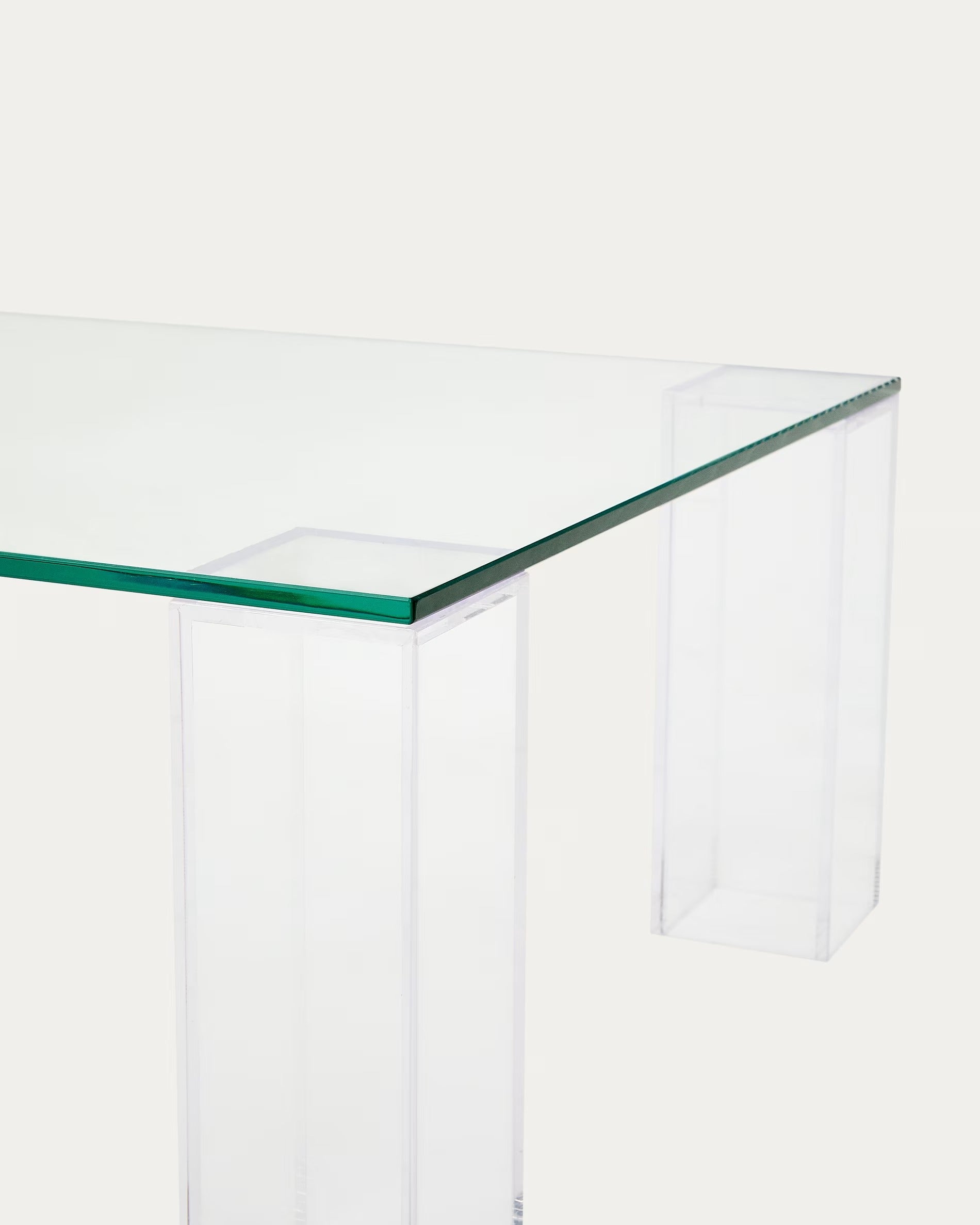 ADULARIA Coffee Table Transparent Tempered Glass