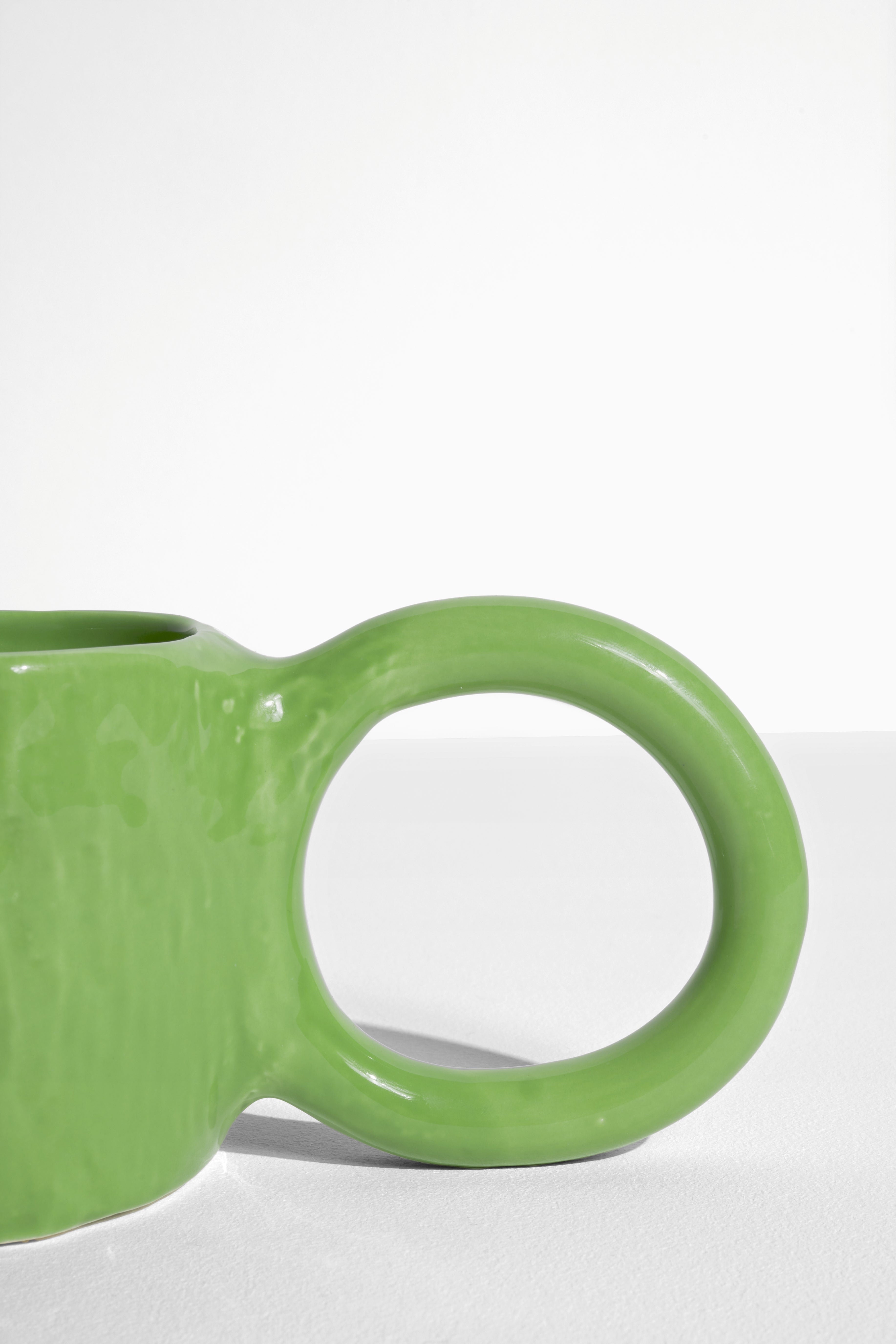Donut mok met groene kleur