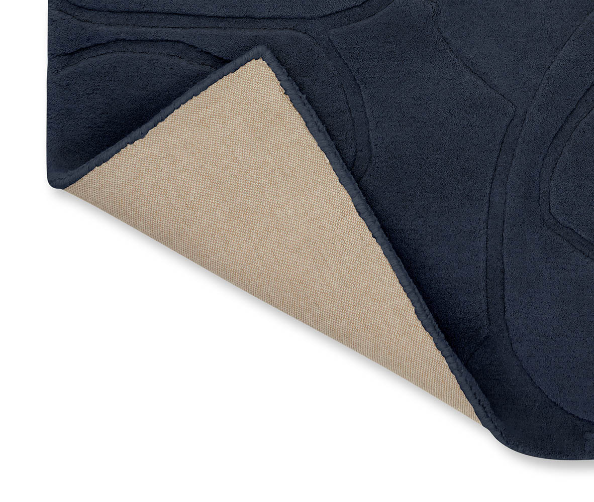 Marineblauer Teppich ROMANTIC MAGNOLIA