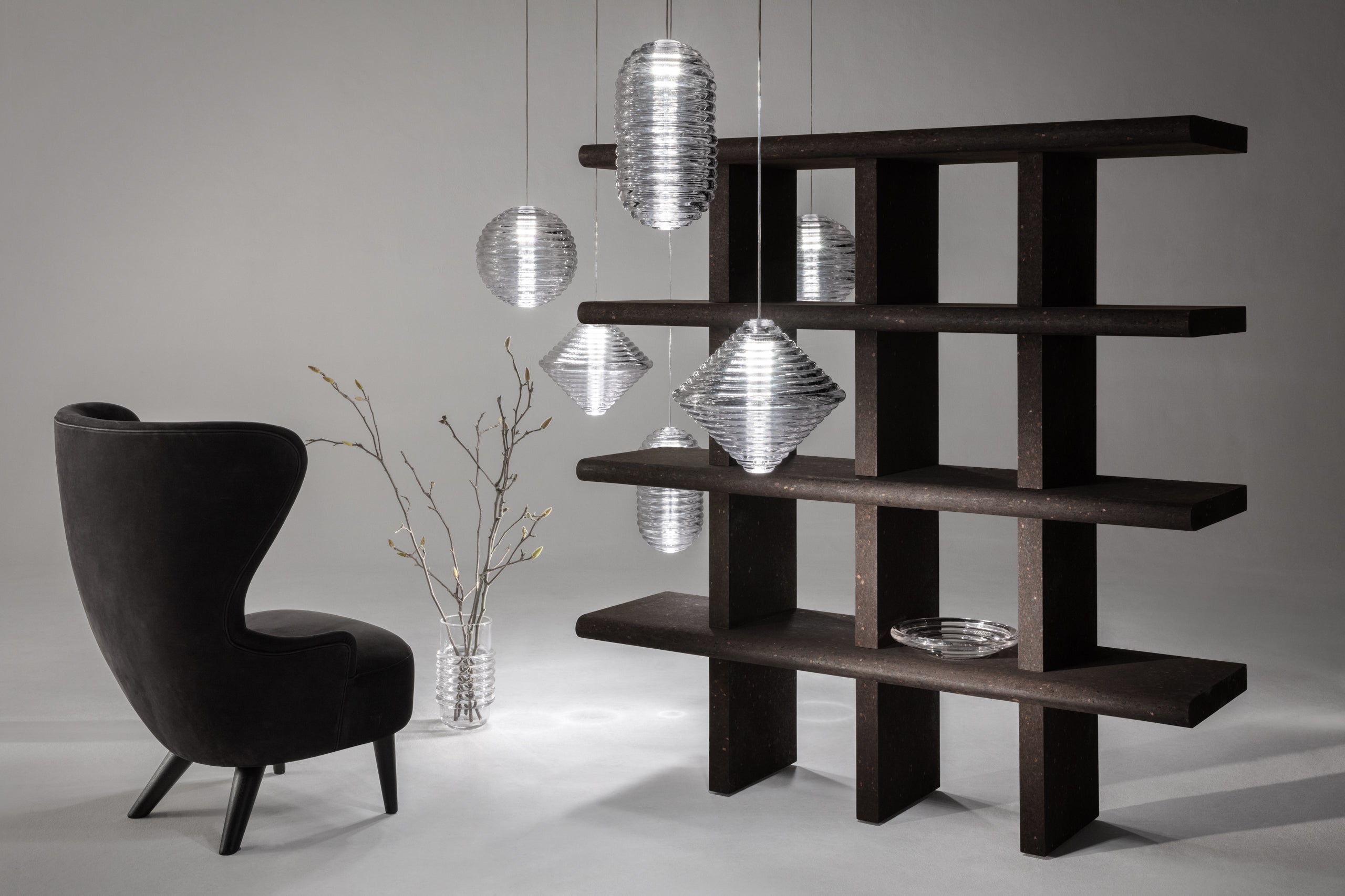 Fauteuil WINGBACK MICRO gestoffeerd