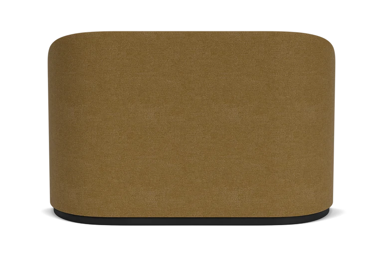 Sofa mit hohem Rücken TEAROOM senfgelb