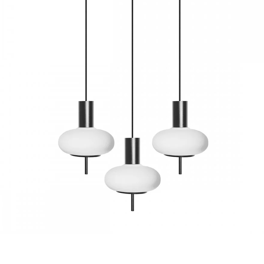 Hanglamp TORNI 3L zwart