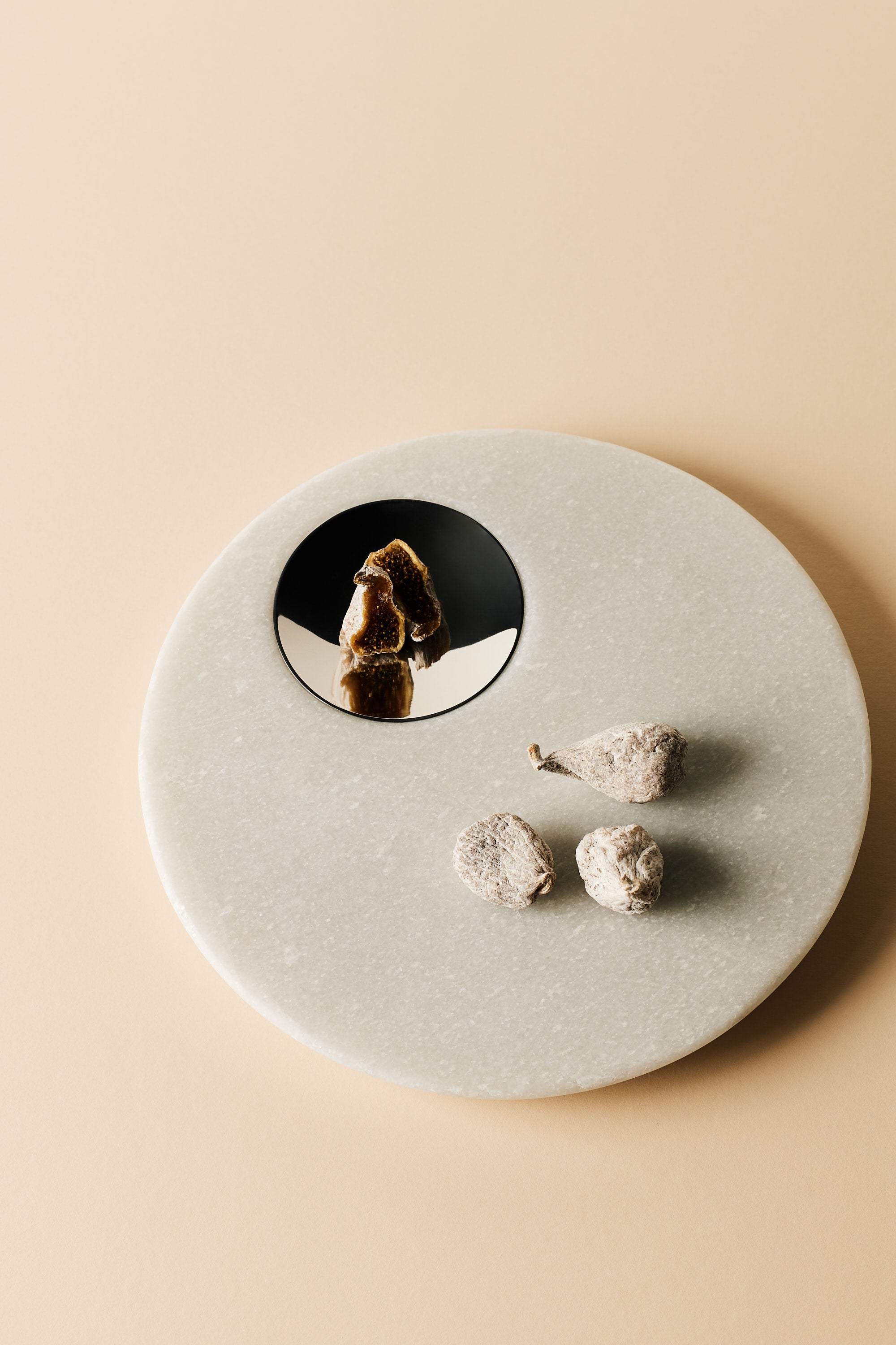 Taca STONE wit marmer