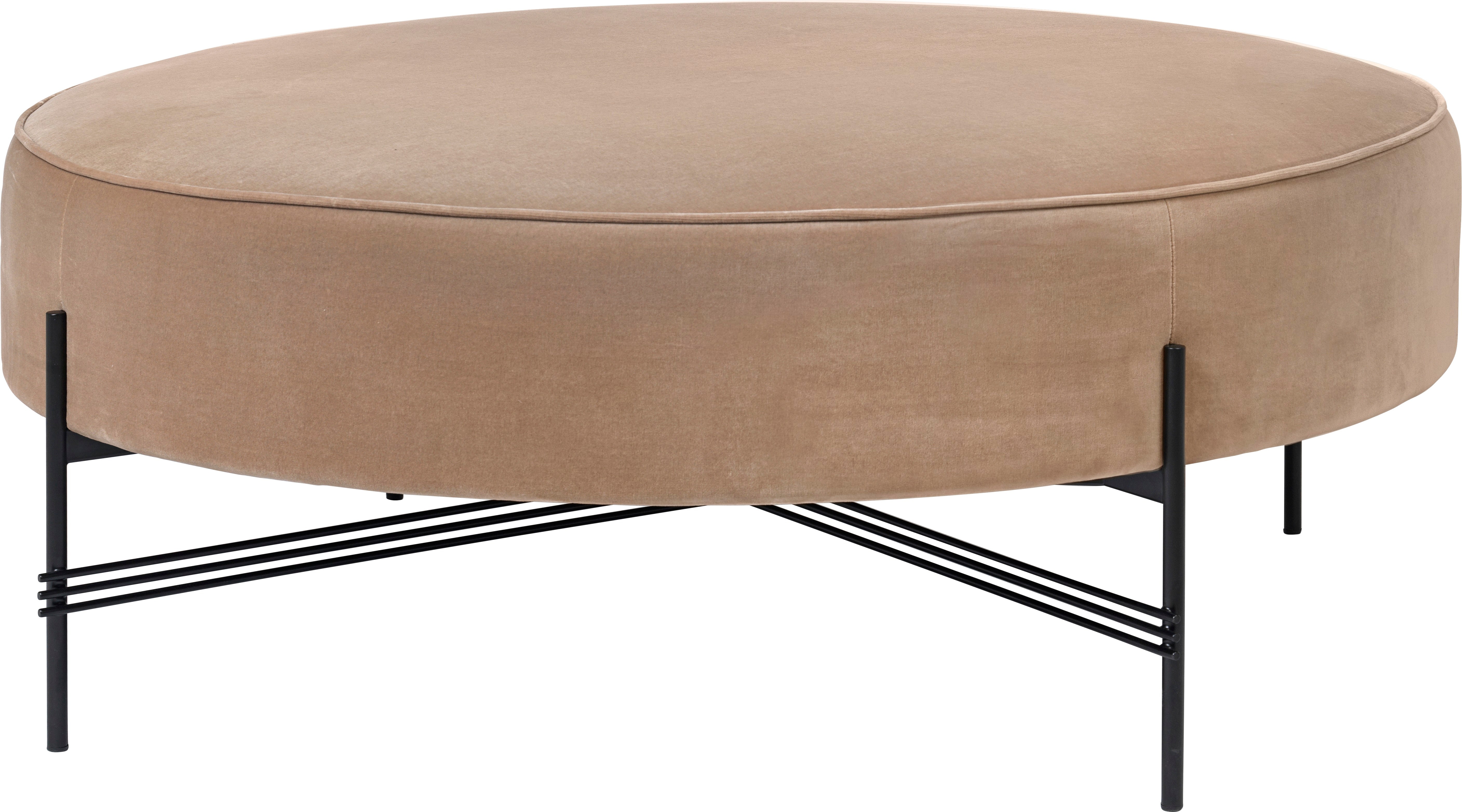 Puf TS gestoffeerd met zwarte basis