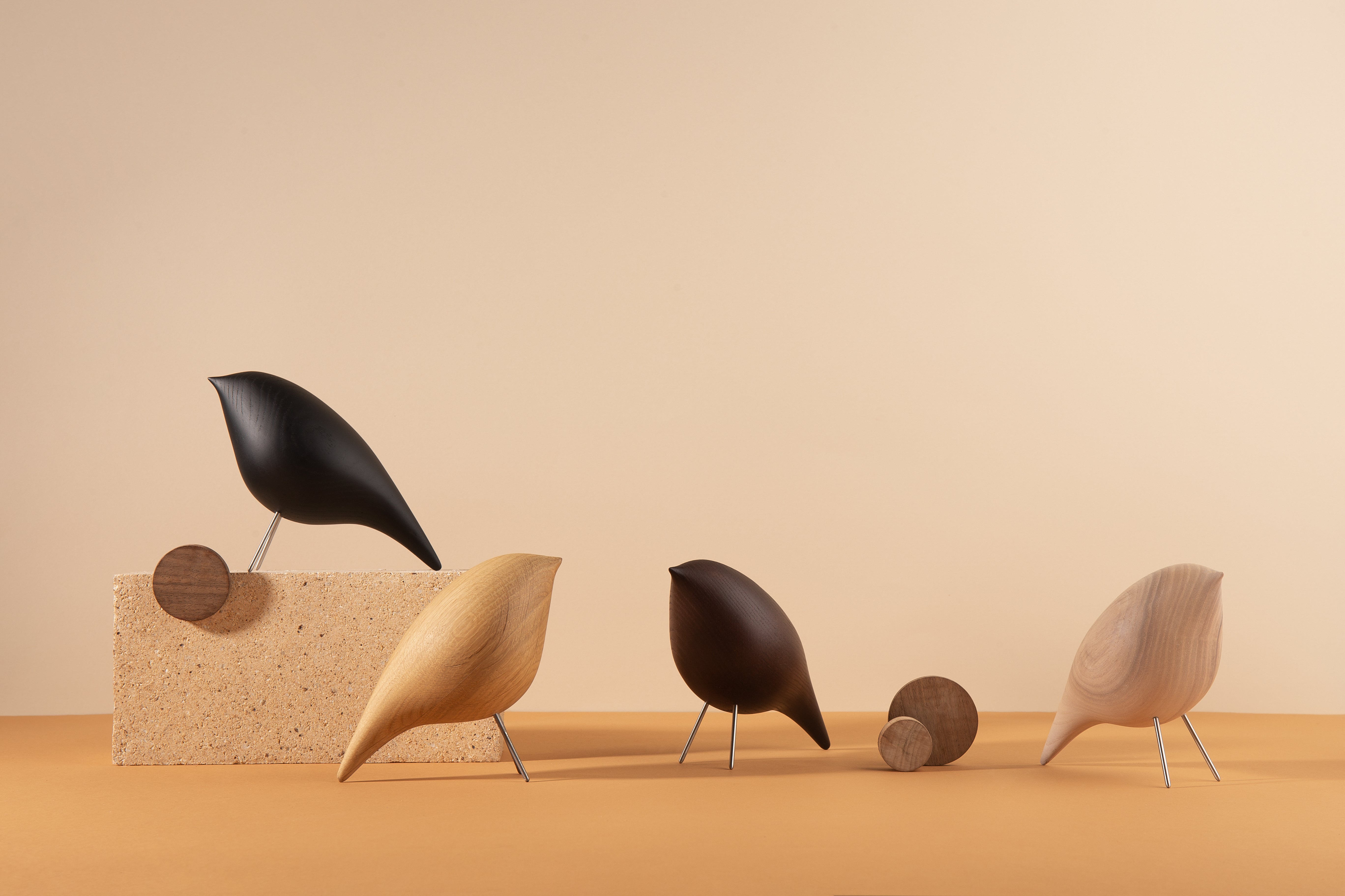 Decorative Figure TWEETY DECORATIVE BIRD natural ash