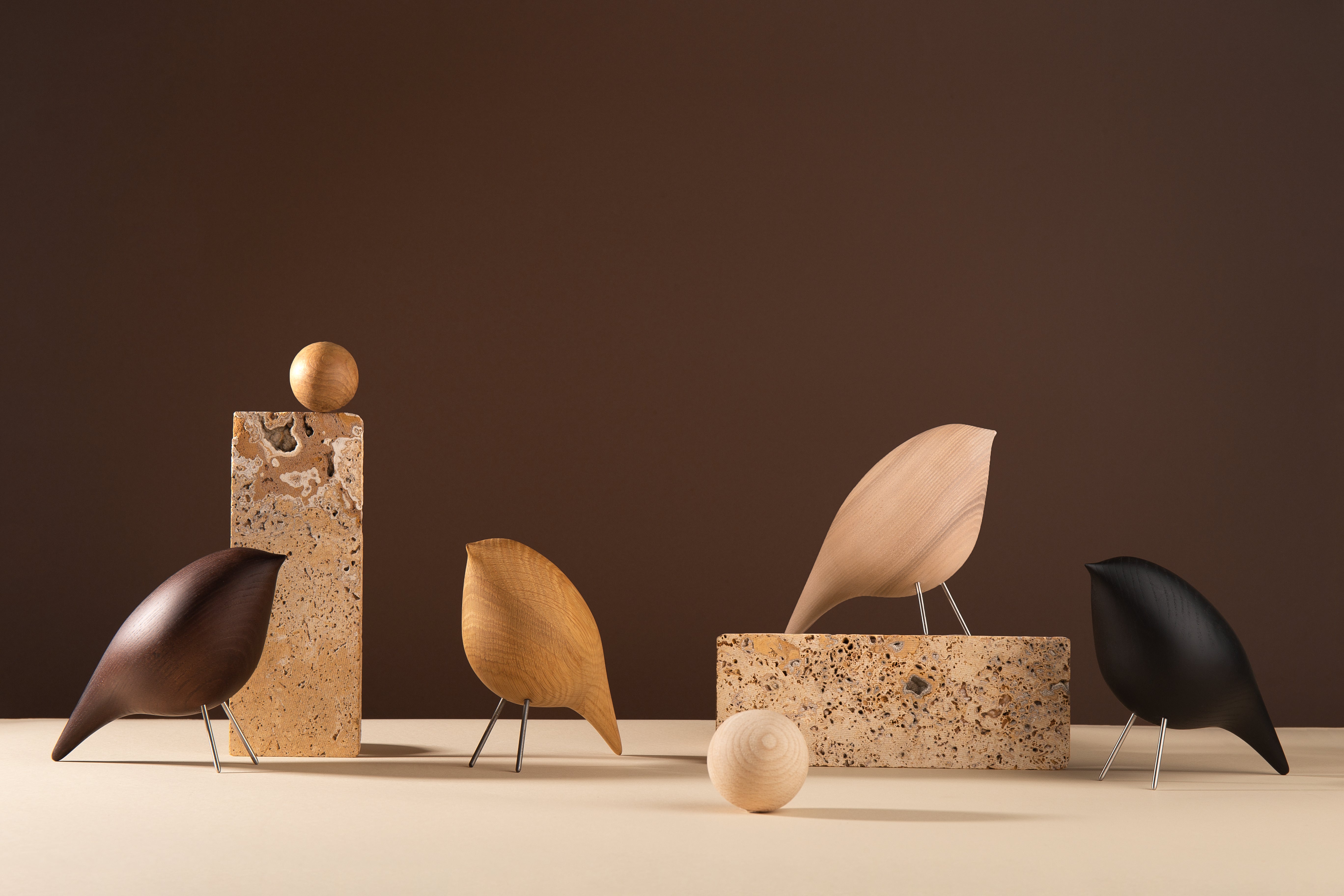 Decorative Figure TWEETY DECORATIVE BIRD natural ash