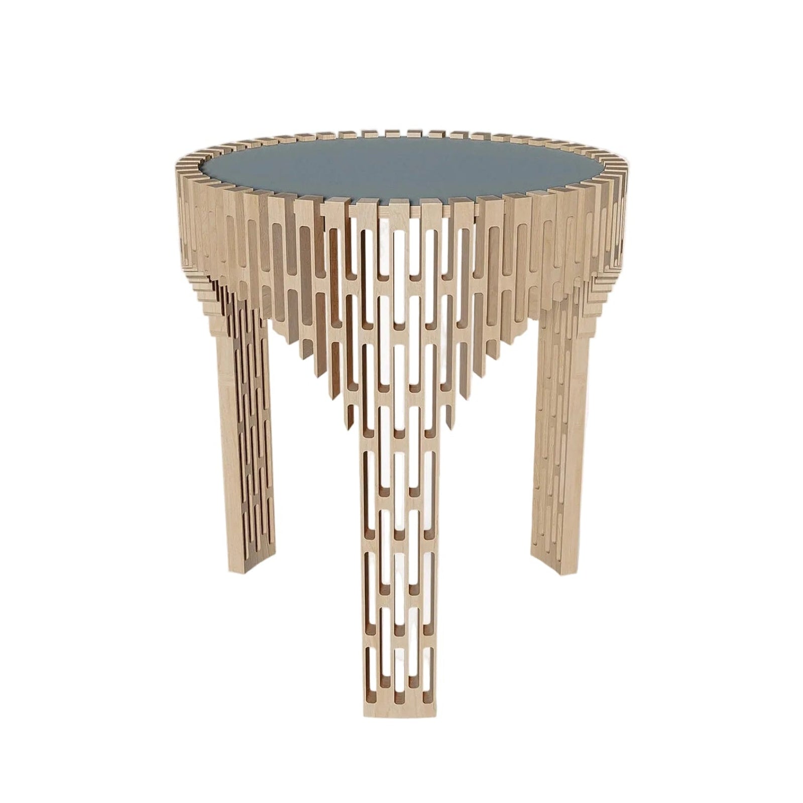 Bijzettafel PETIT COLISÉE van licht eikenhout