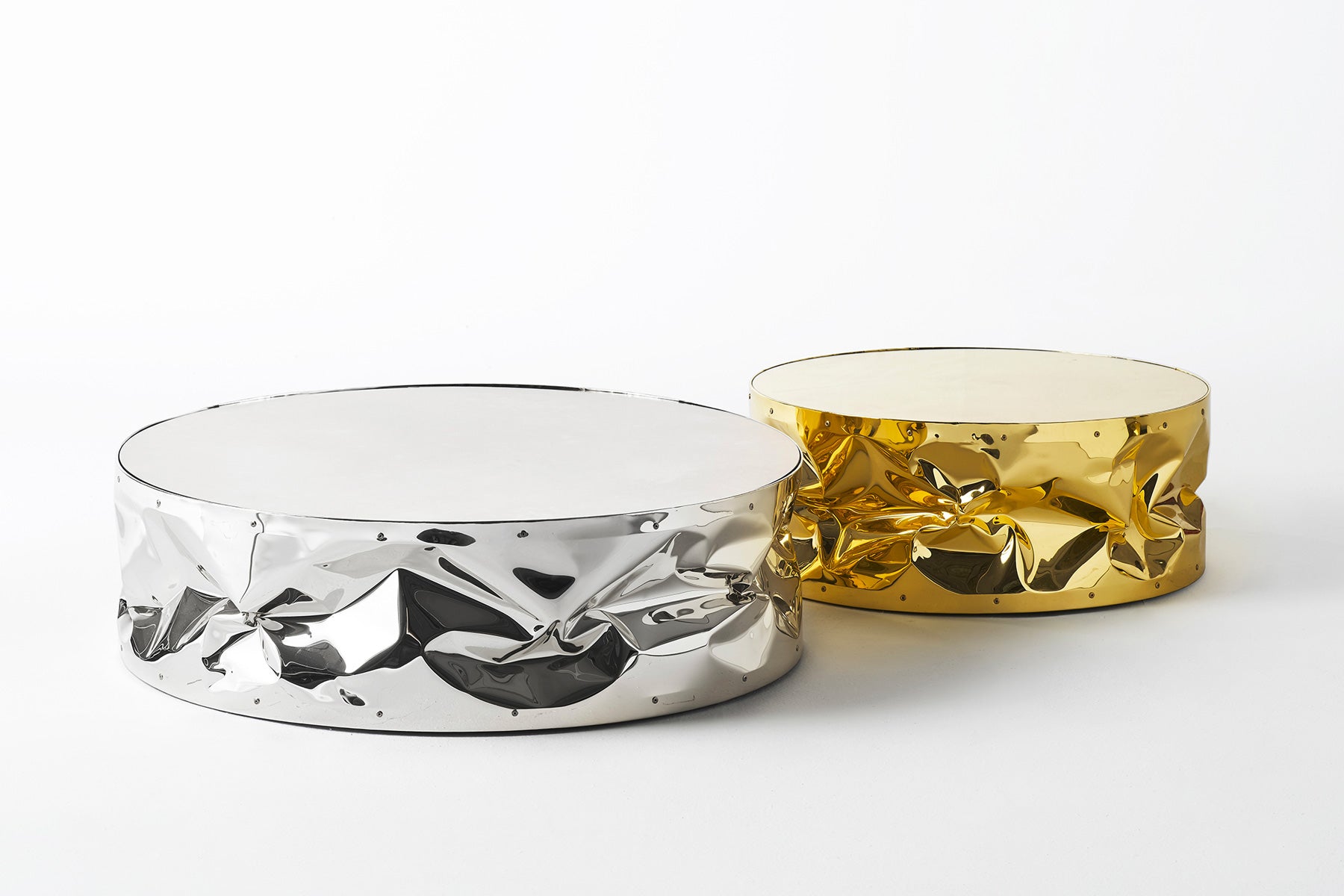 TAB.ULONE silver coffee table