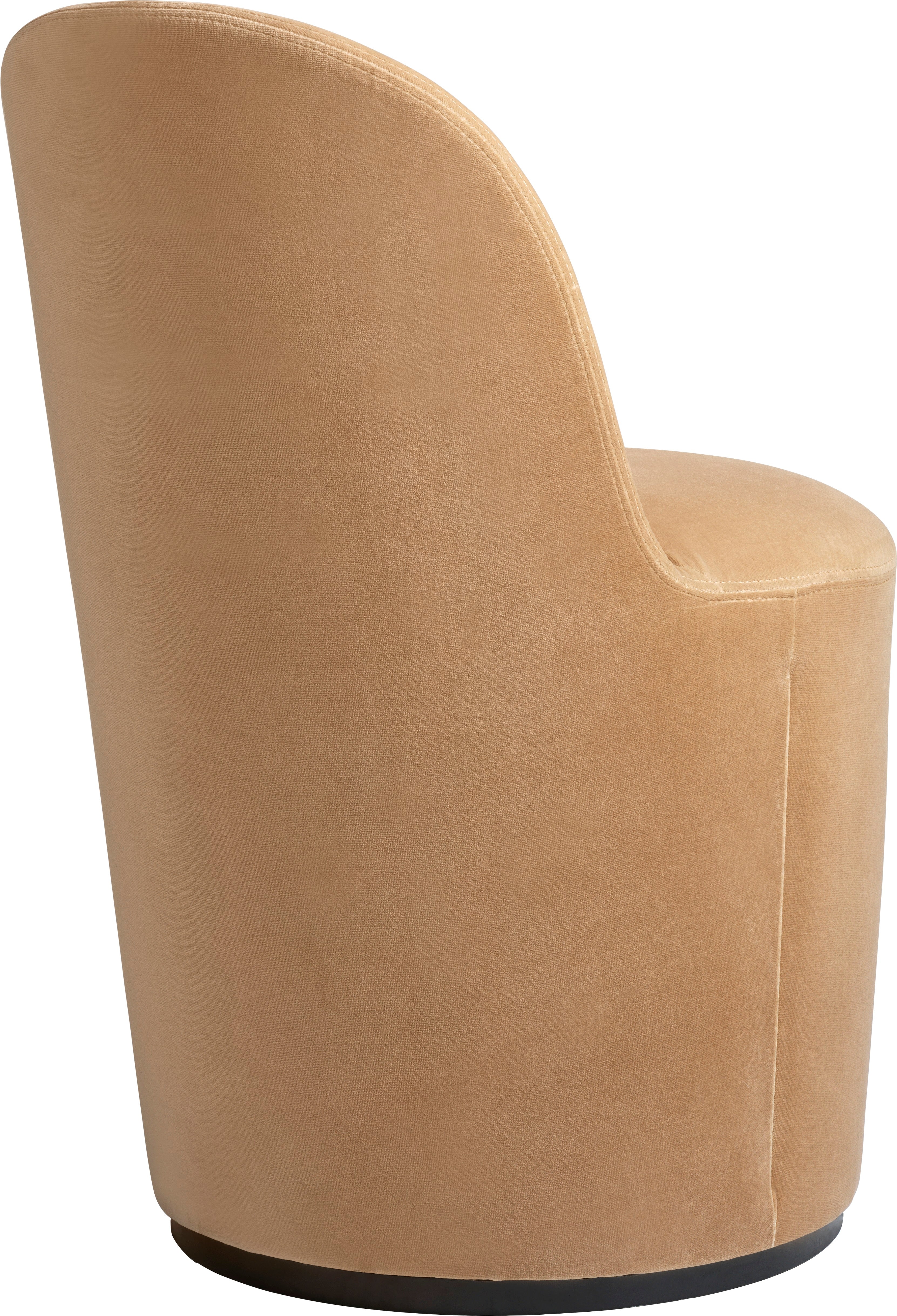 Sessel TAIL gepolstert mit schwarzem Gestell