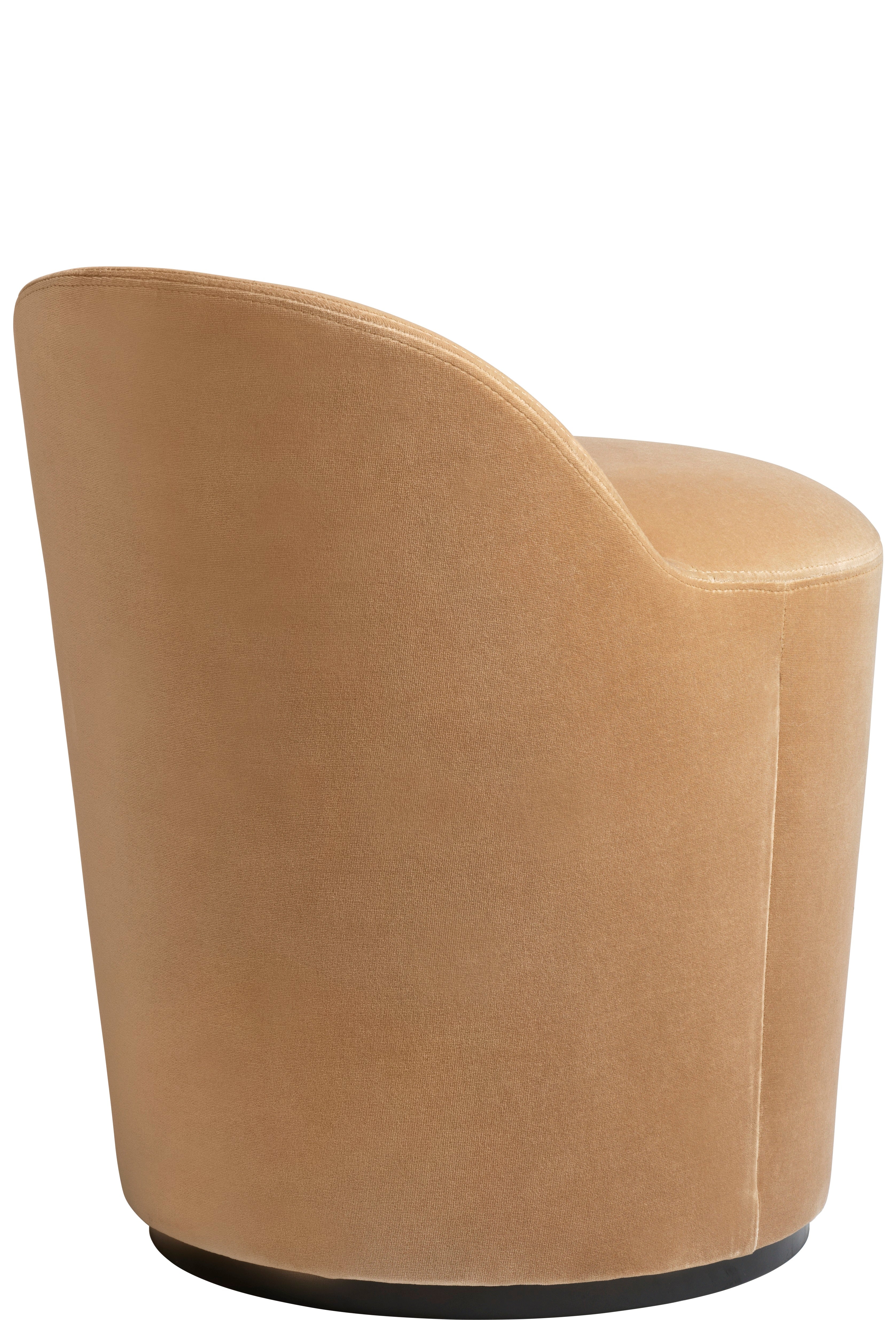 Puf TAIL gestoffeerd met zwarte basis