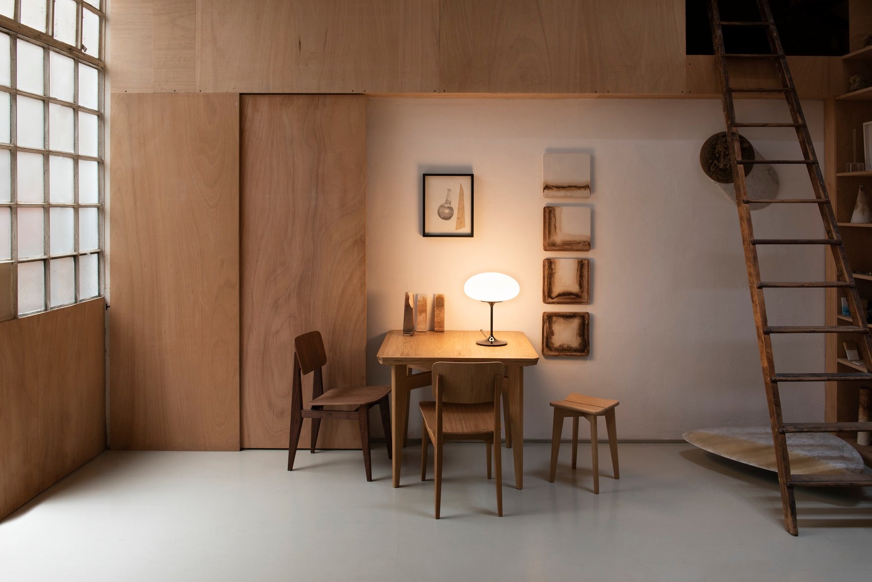 Tischlampe STEMLITE bordeaux