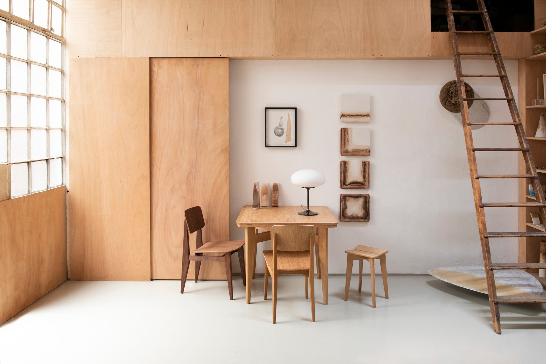 Tischlampe STEMLITE bordeaux