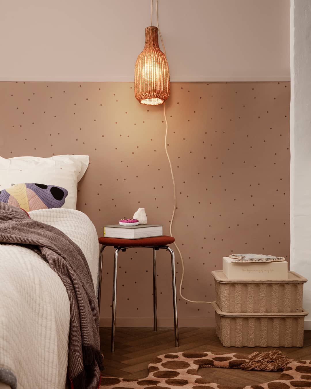 Dekorativer Teppich SAFARI LEOPARD braun