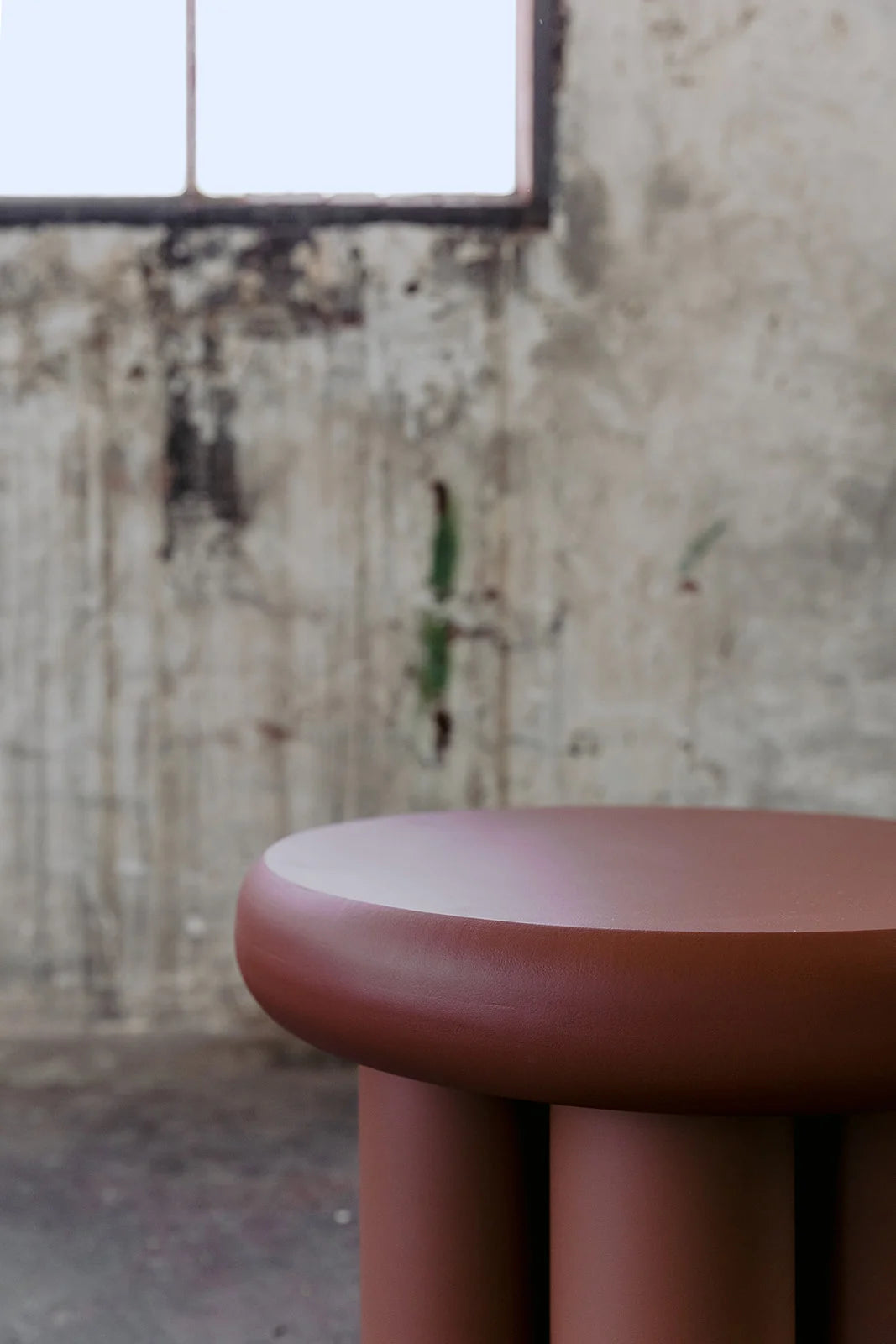 ZAIRA Wooden Side Table with Metal Finish