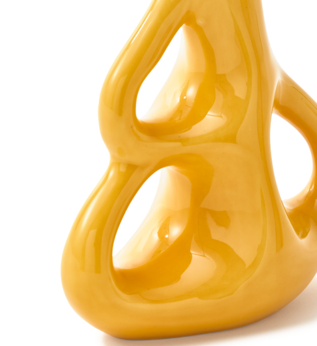 THREE EARS vase yellow