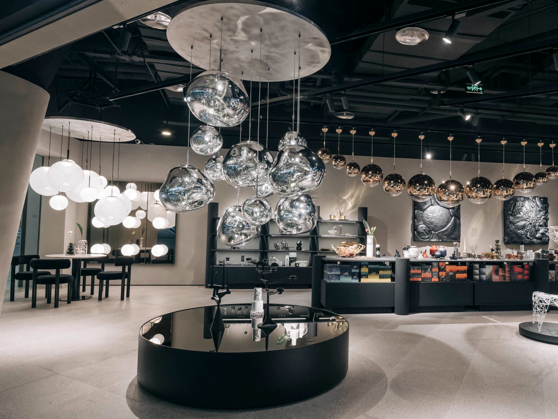 MELT MEGA plafondlamp zilver