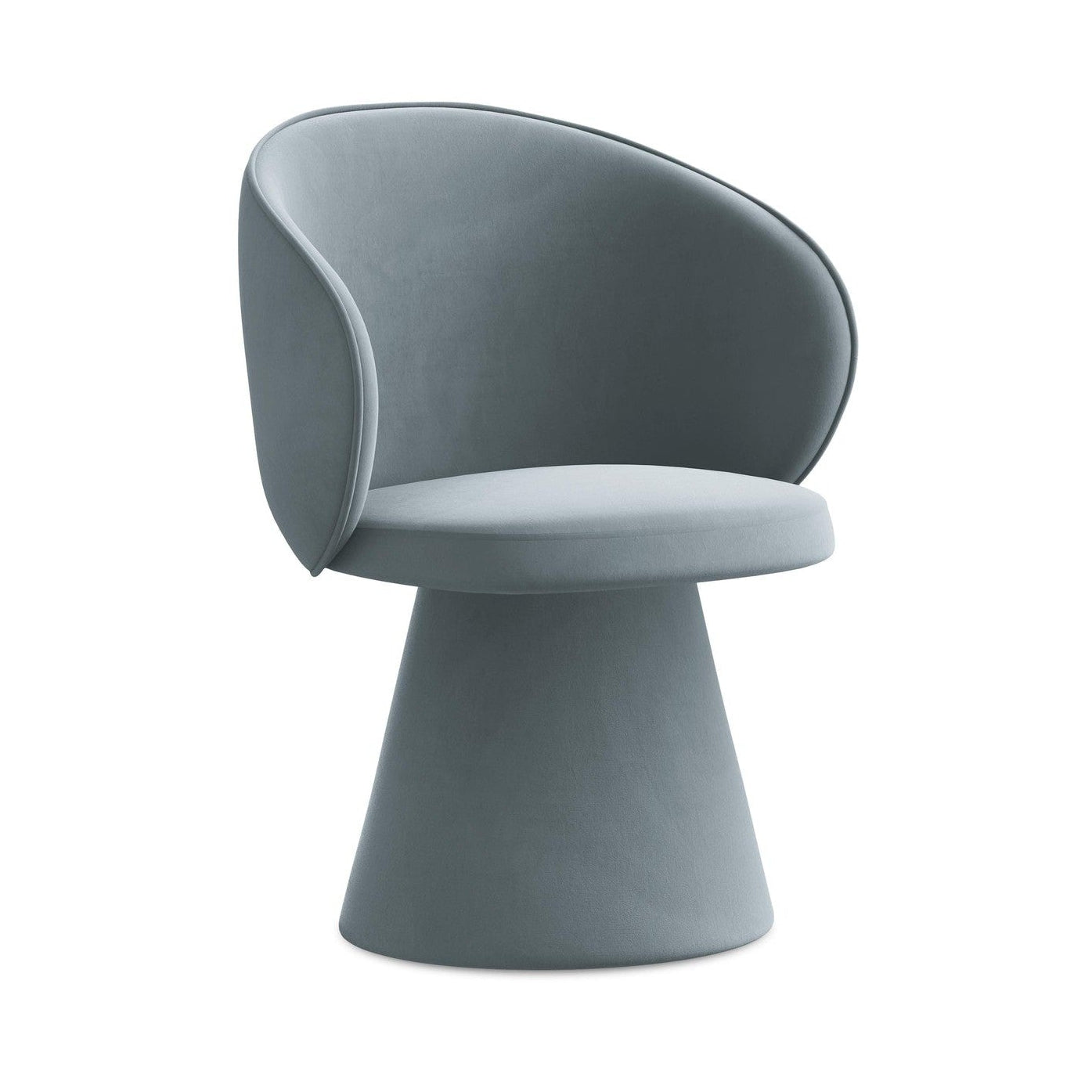 Velvet Chair UALA Light Blue