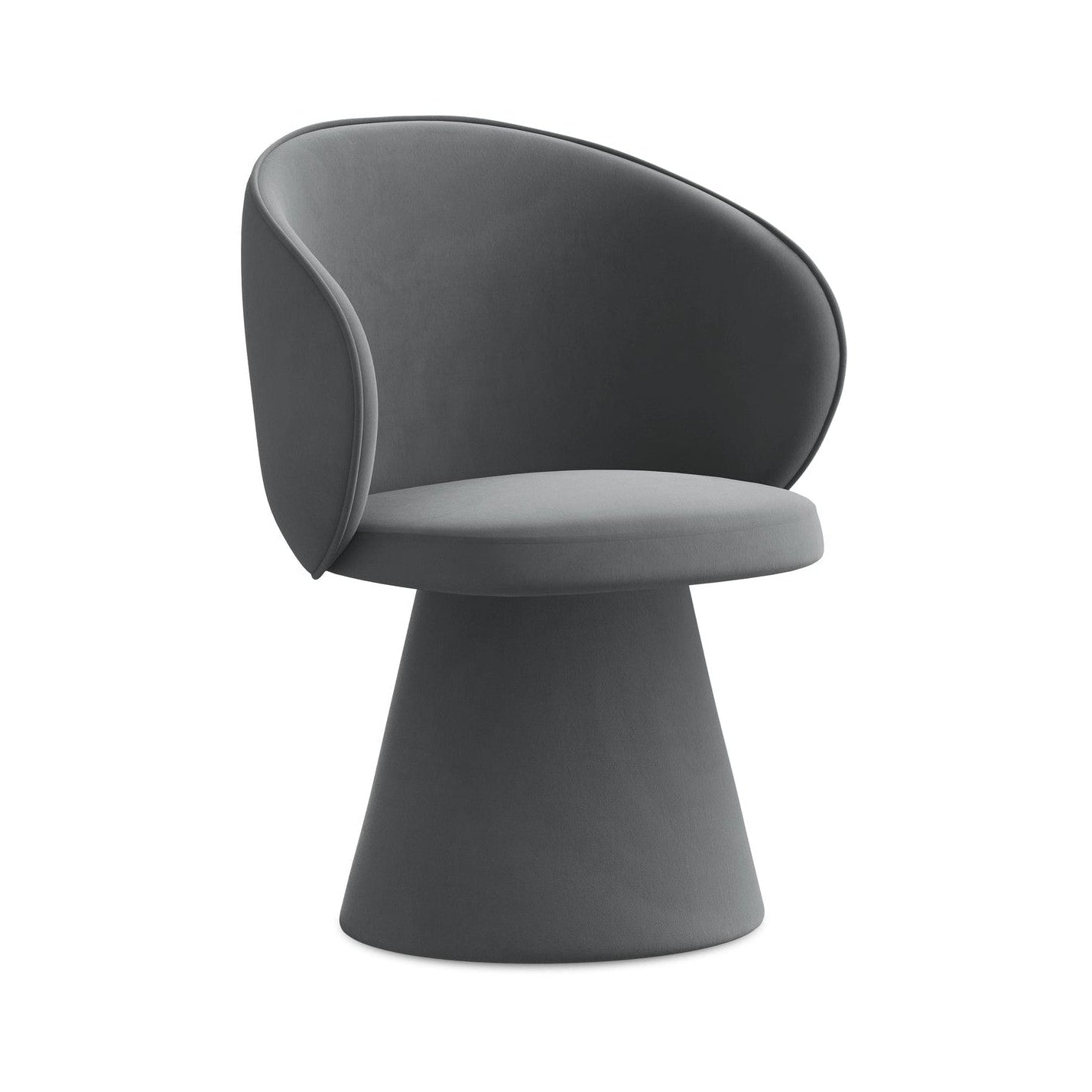 Velvet Chair UALA Steel Gray