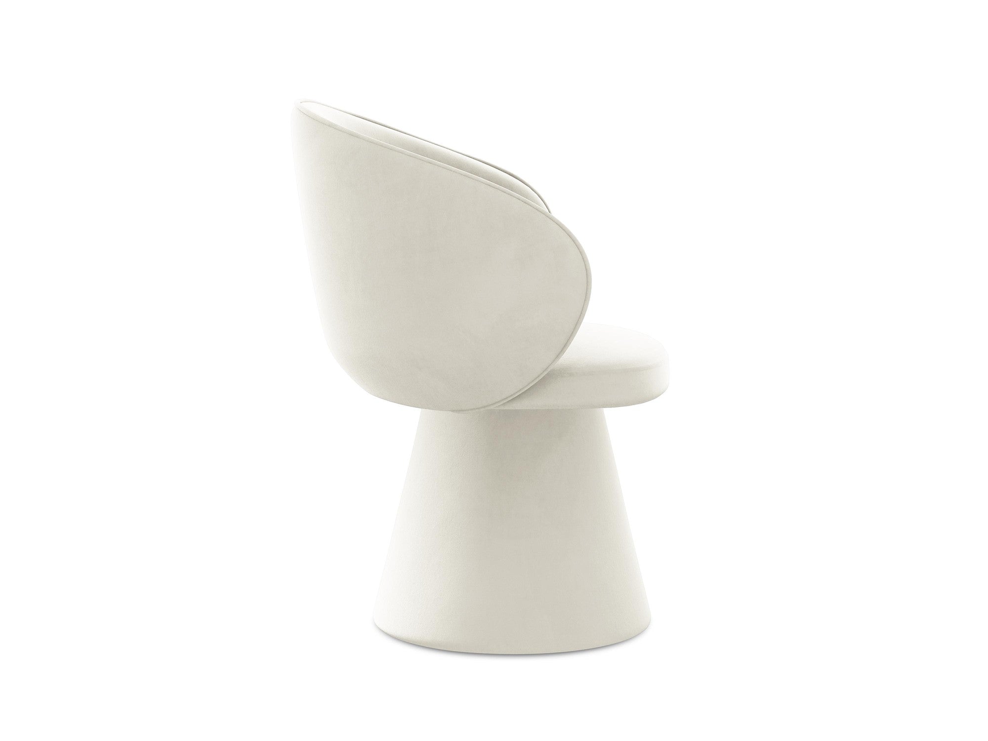 Velvet Chair UALA Light Beige