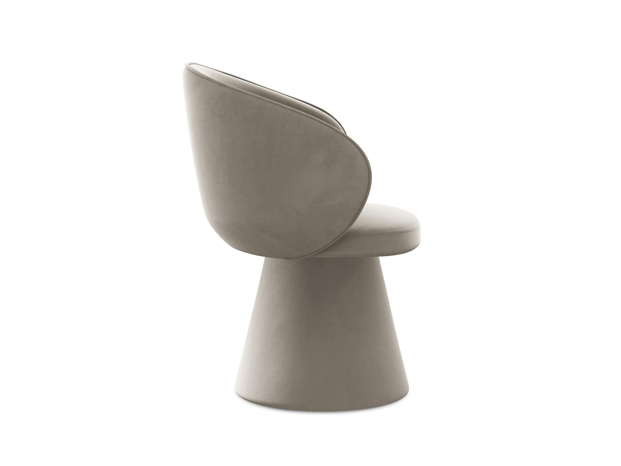 Velvet Chair UALA taupe