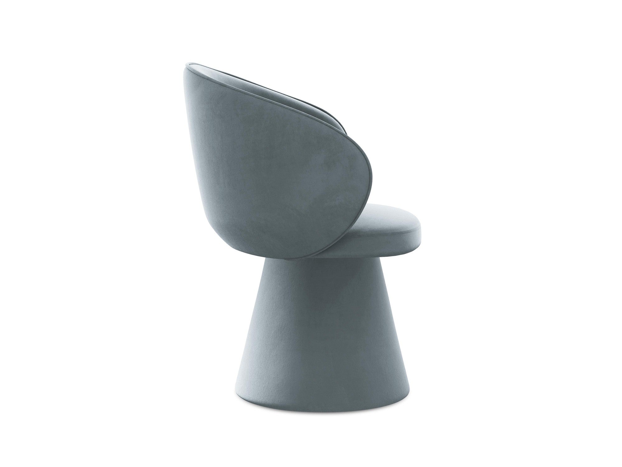 Velvet Chair UALA Light Blue