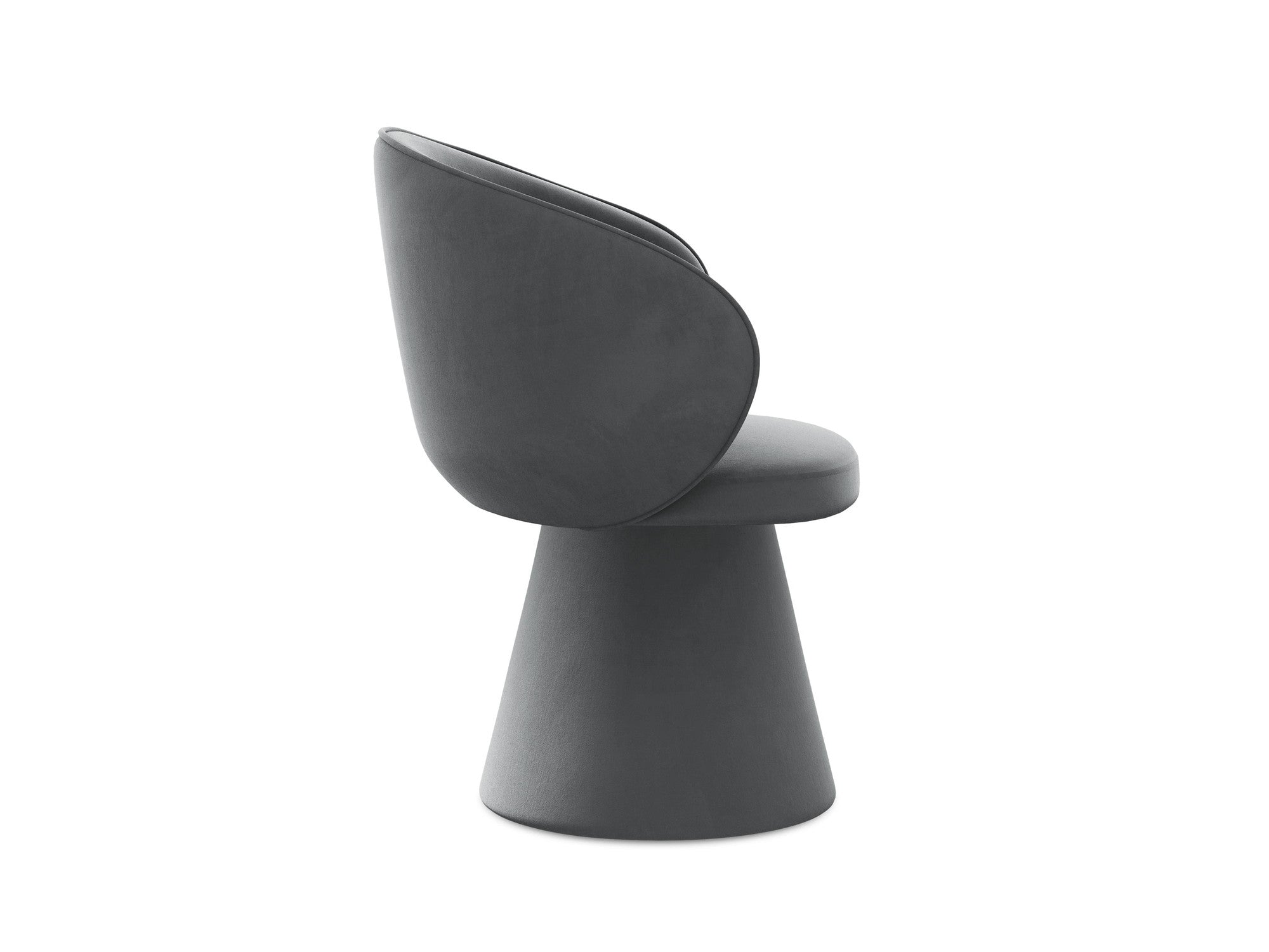 Velvet Chair UALA Steel Gray