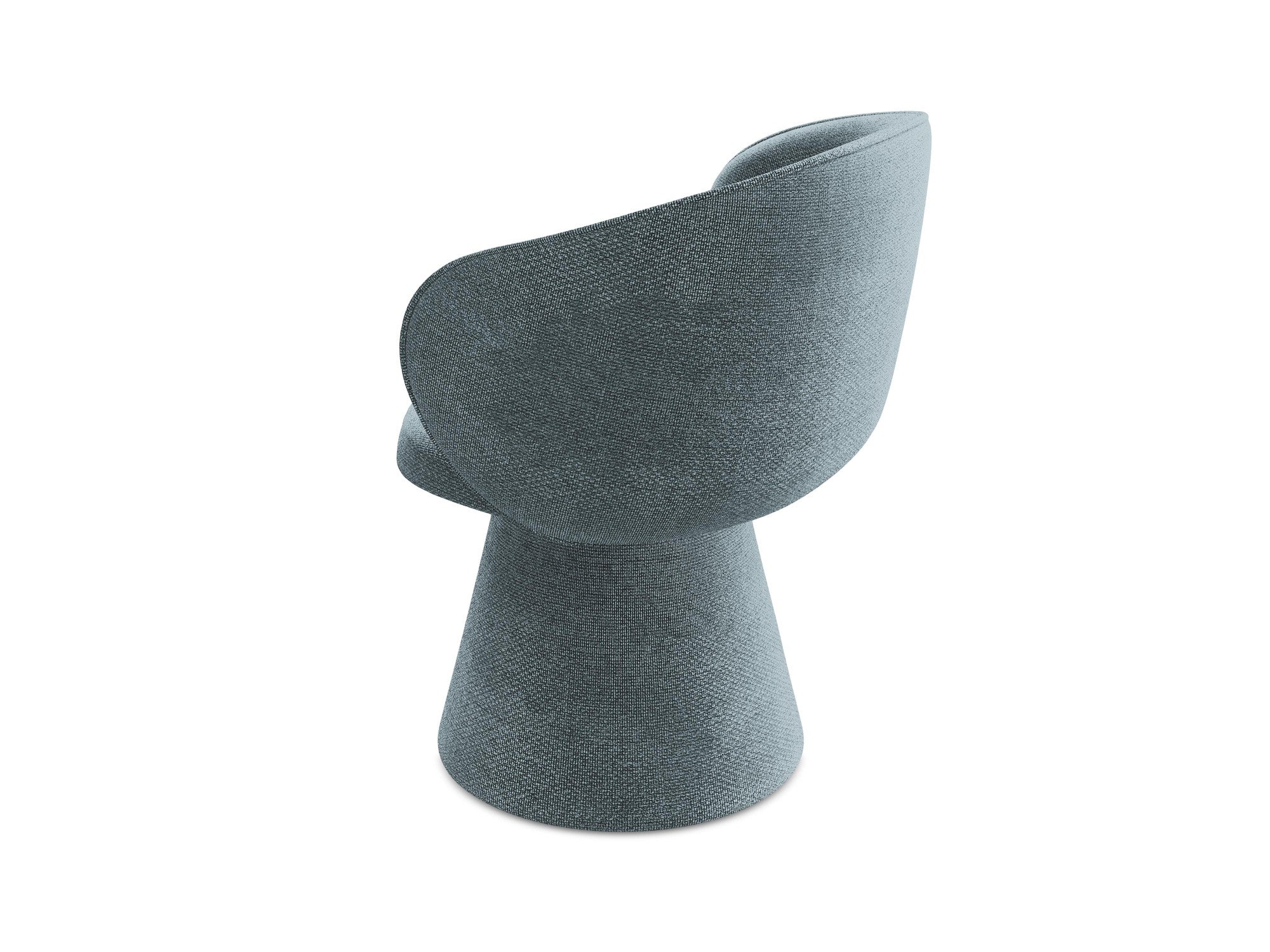 UALA Chair in Denim Blue Boucle