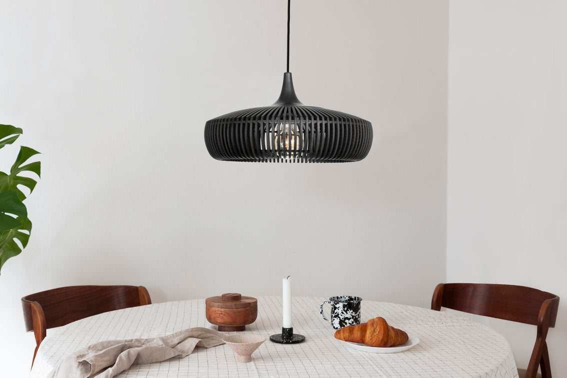 Abażur CLAVA DINE WOOD czarny dąb – drewno dębowe i jesion