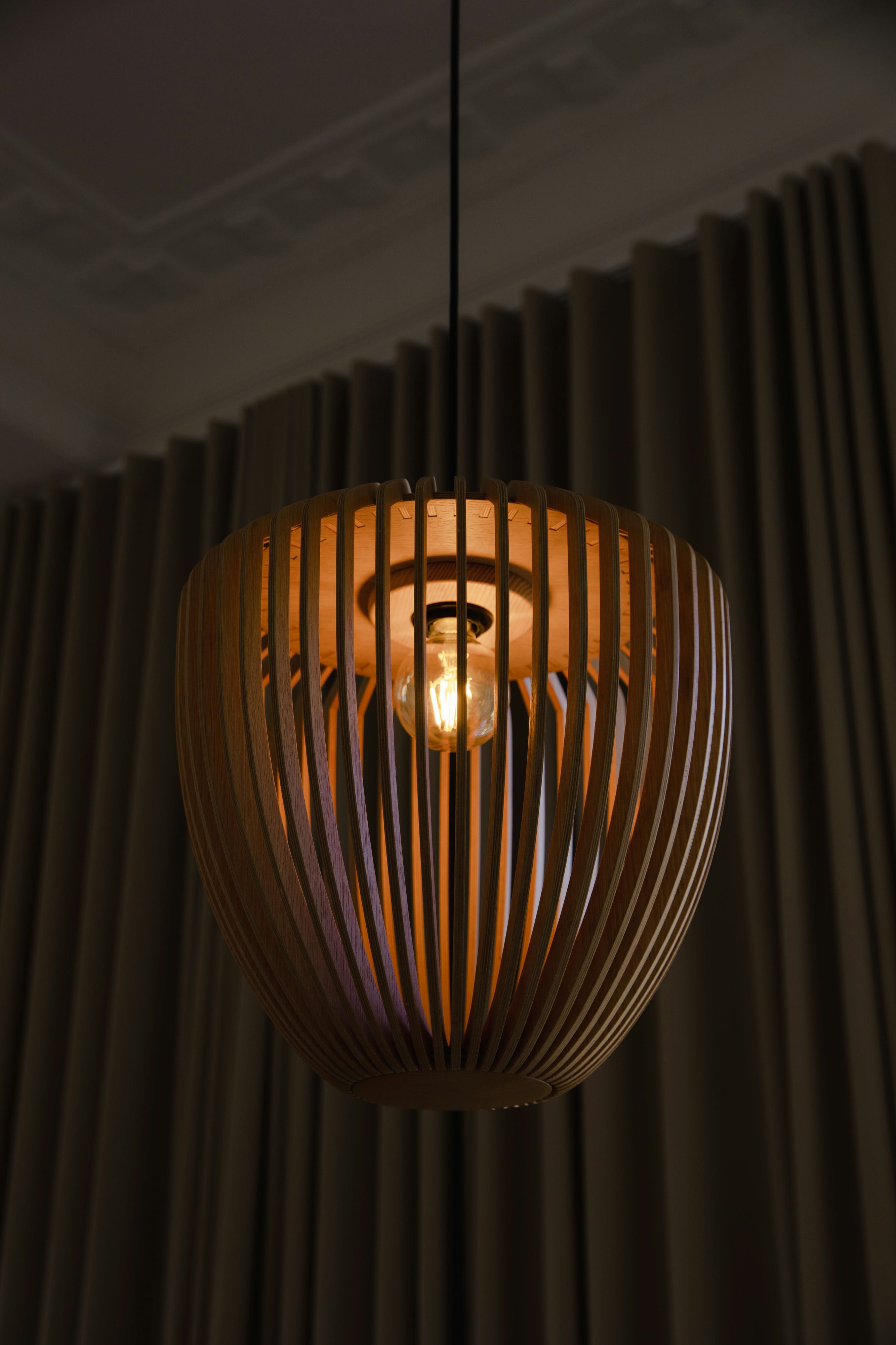 Abażur CLAVA WOOD dębowy – drewno dębowe
